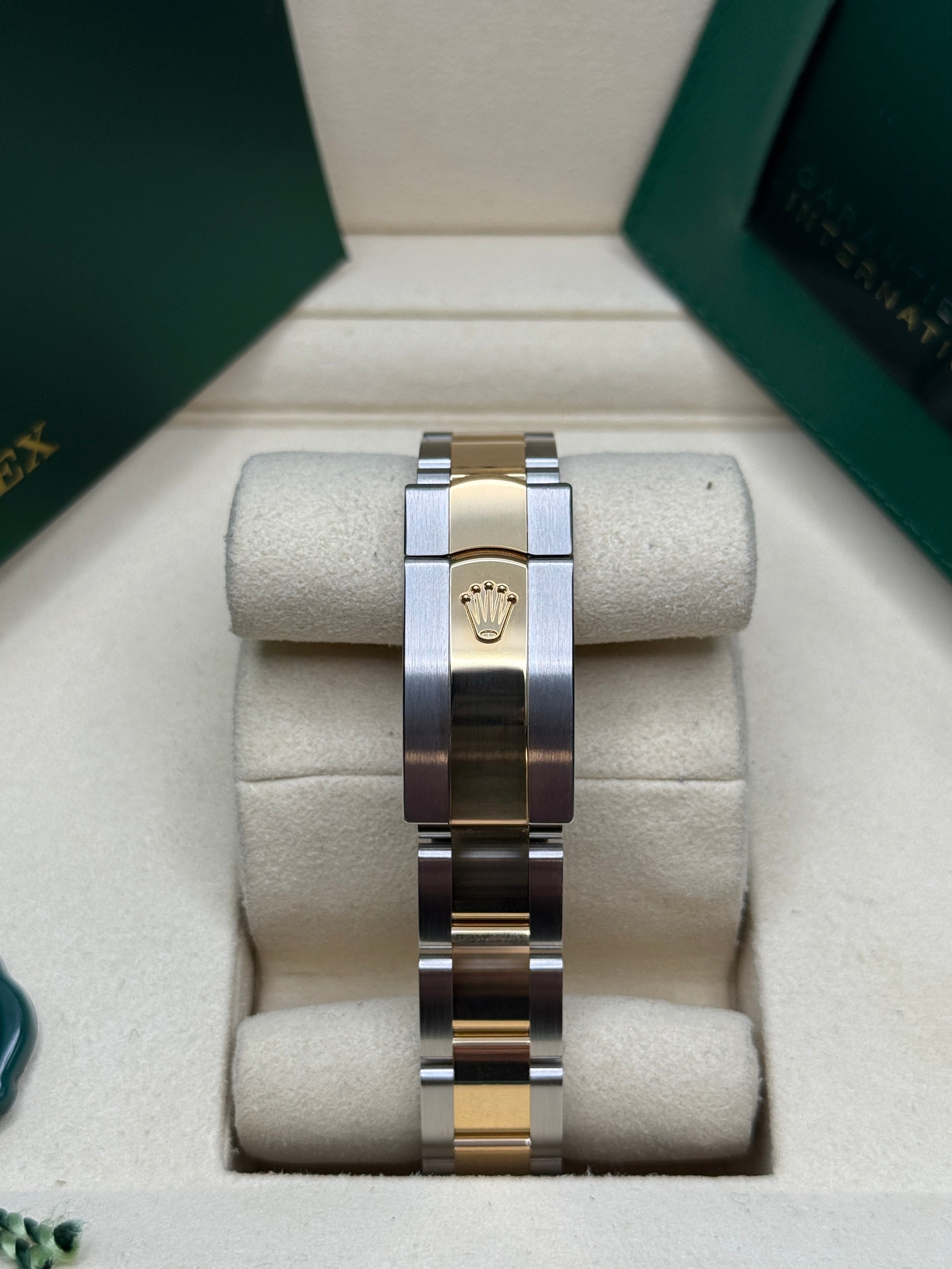 Datejust 31 Yellow Gold Two-Tone Champagne Diamond Luxury Watch