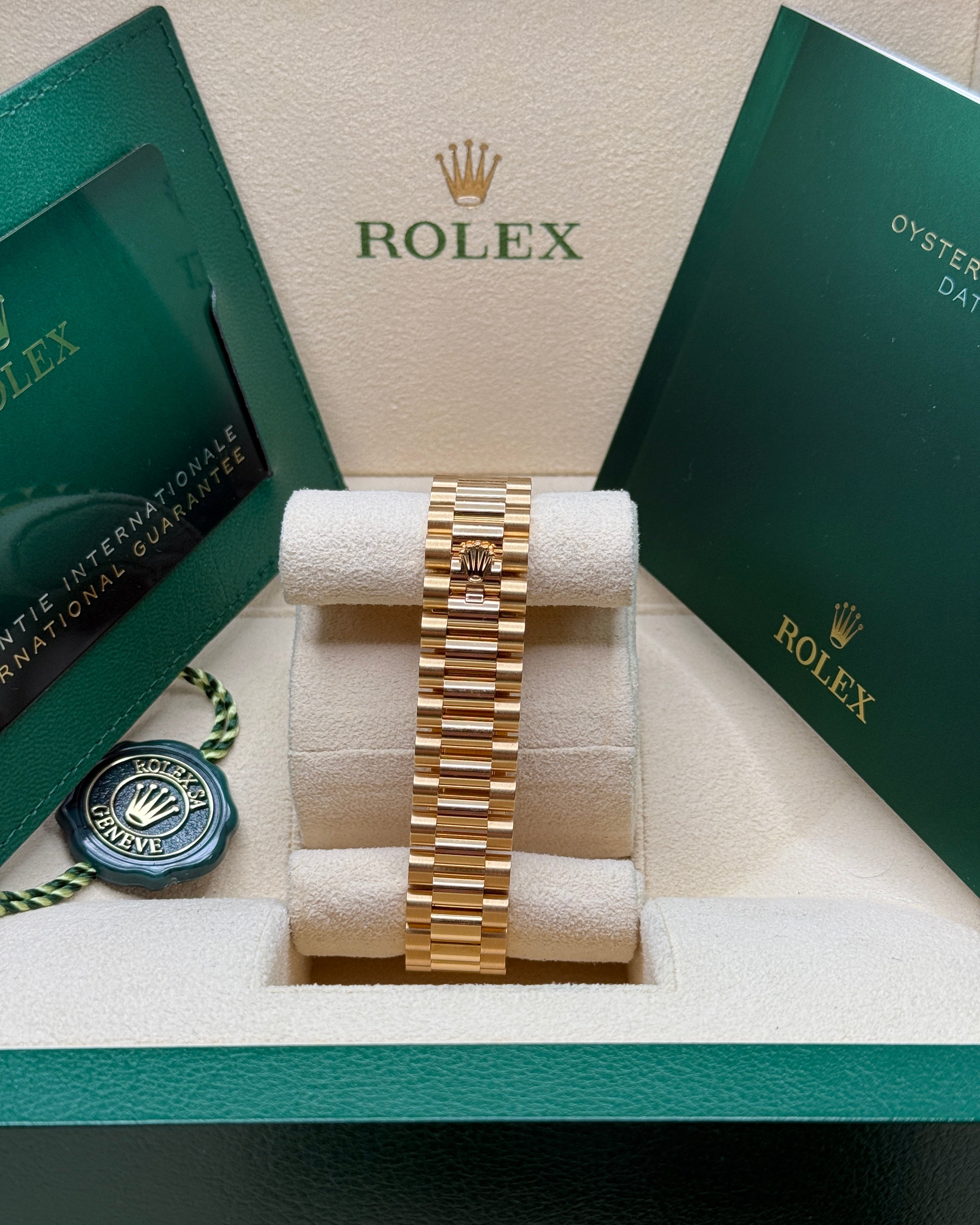 Datejust 31 Yellow Gold Champagne Index Luxury Watch