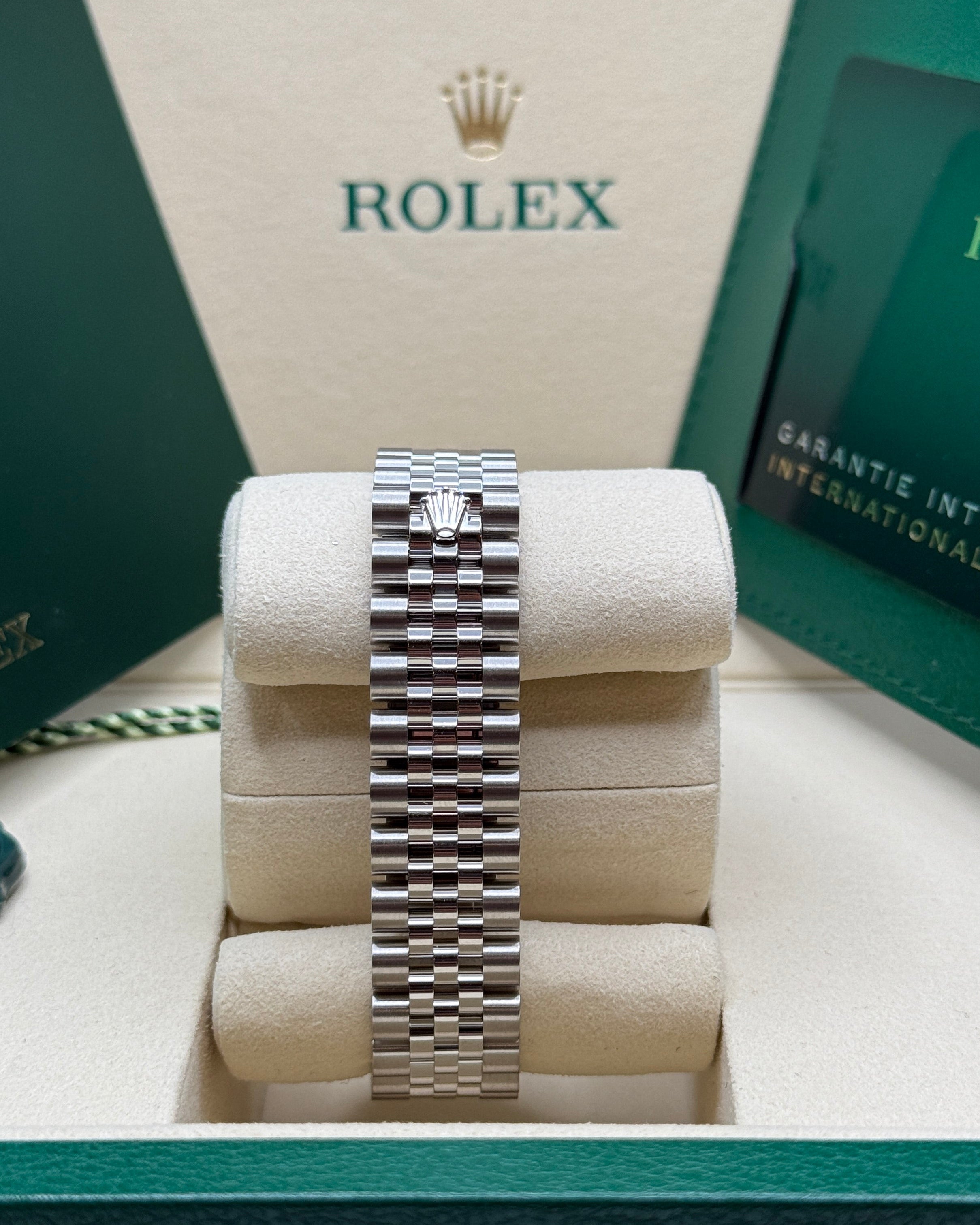 Datejust 31 Mint Green Index Luxury Watch