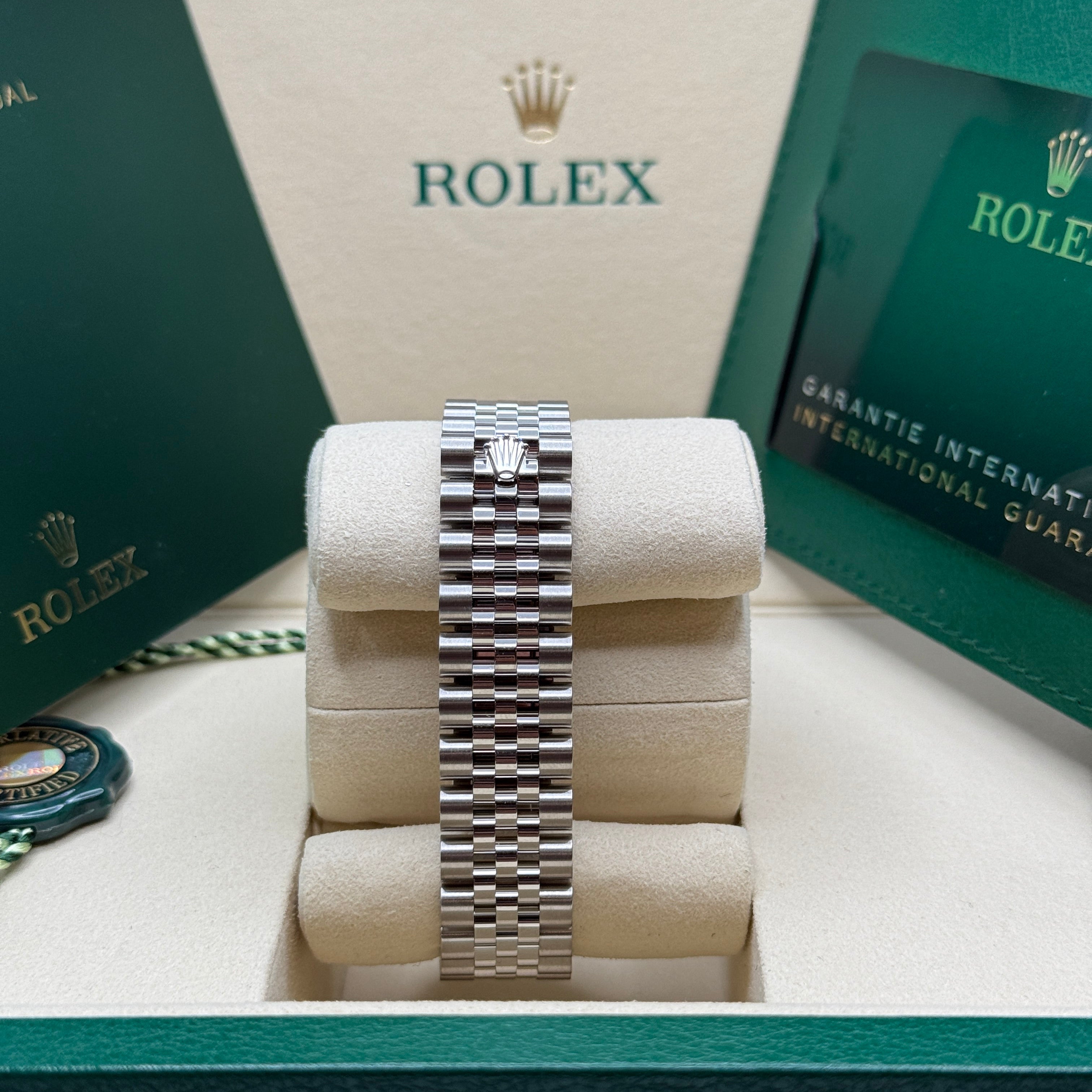 Datejust 31 Mint Green Index Luxury Watch