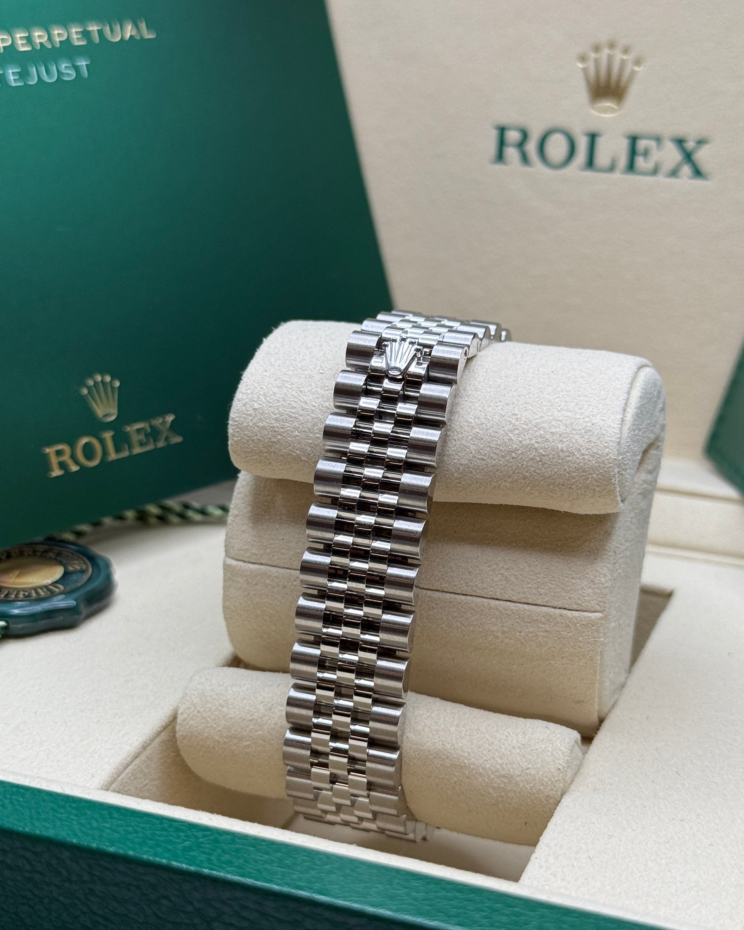 Datejust 31 Mint Green Index Luxury Watch