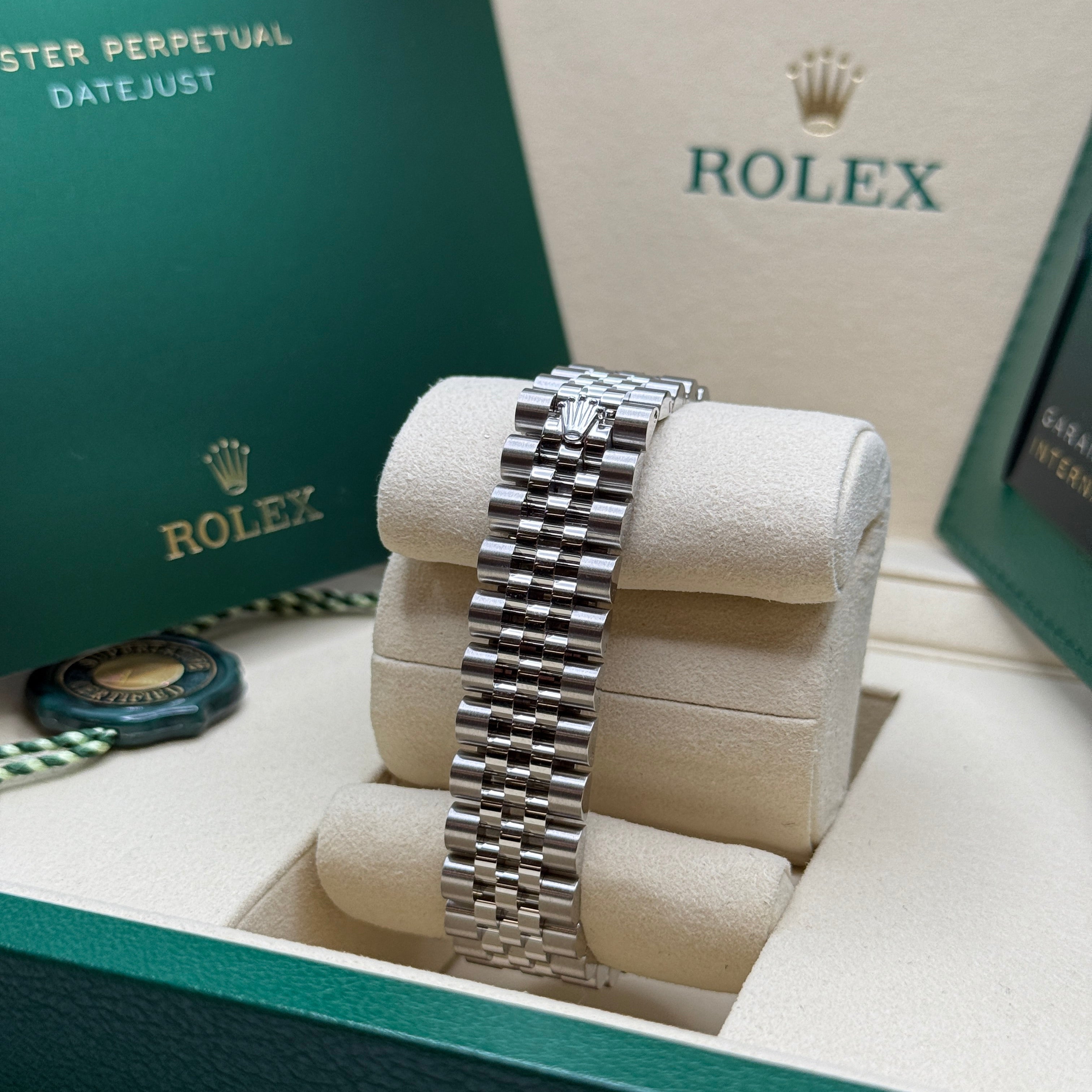 Datejust 31 Mint Green Index Luxury Watch