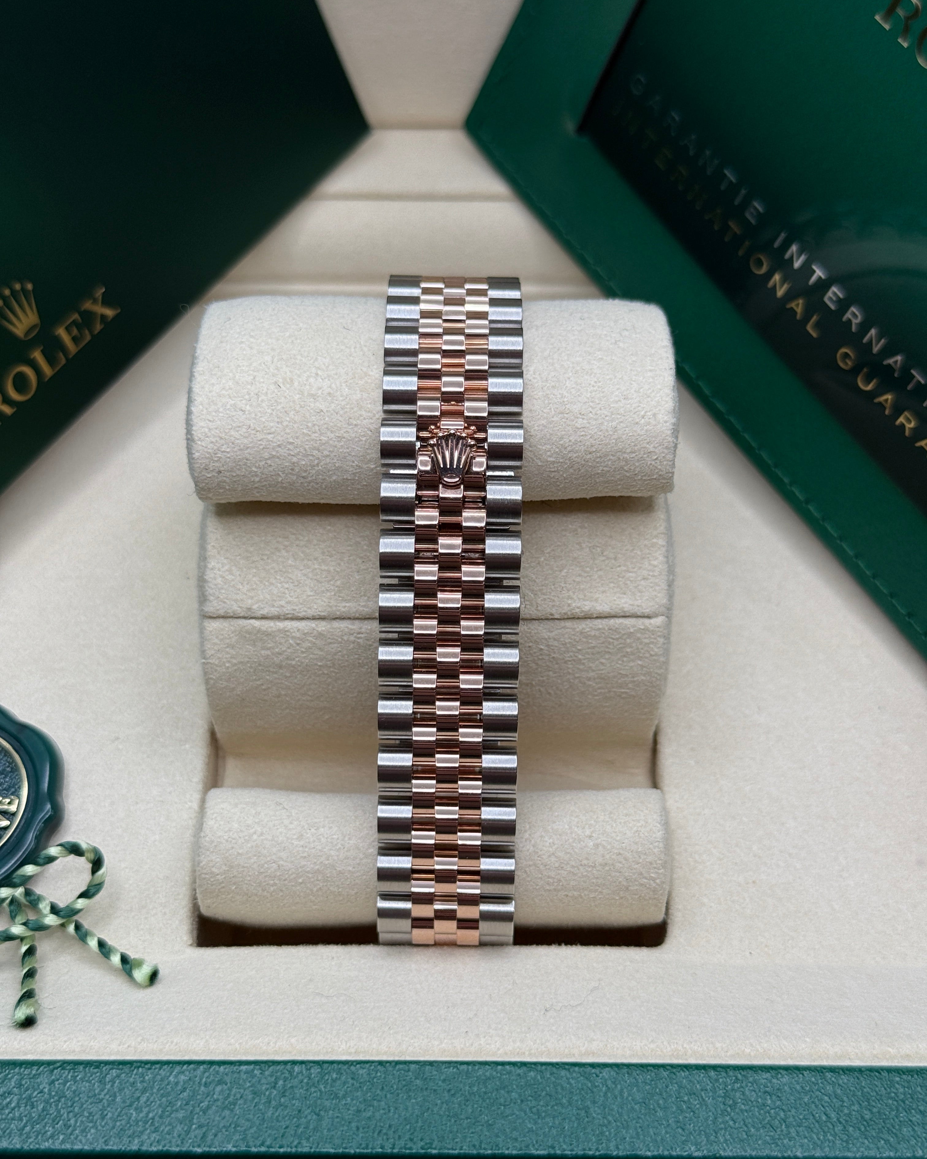 Datejust 31 Everose Gold Two-Tone Rose-Colour Roman Luxury Watch