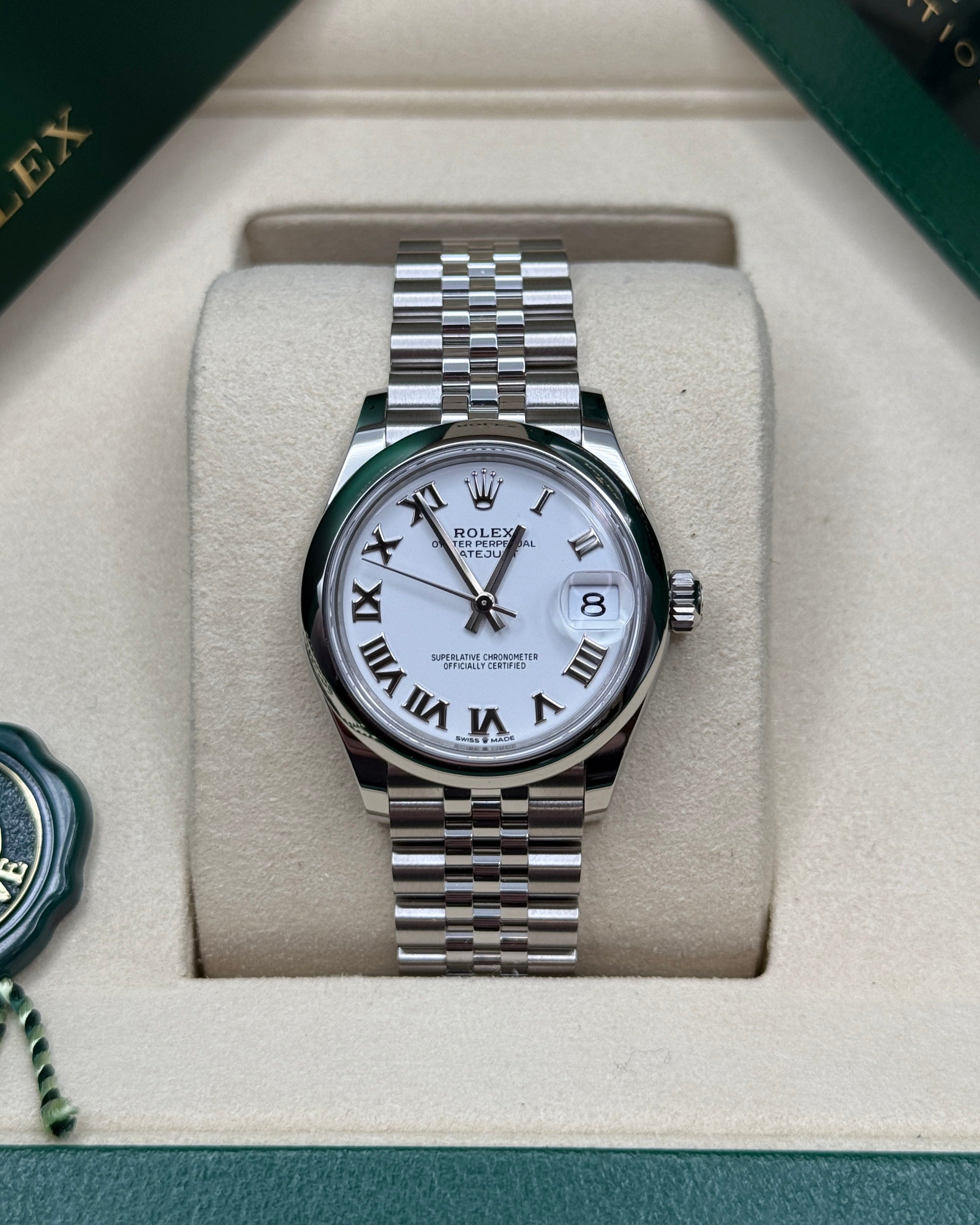 Datejust 31 White Roman Luxury Watch