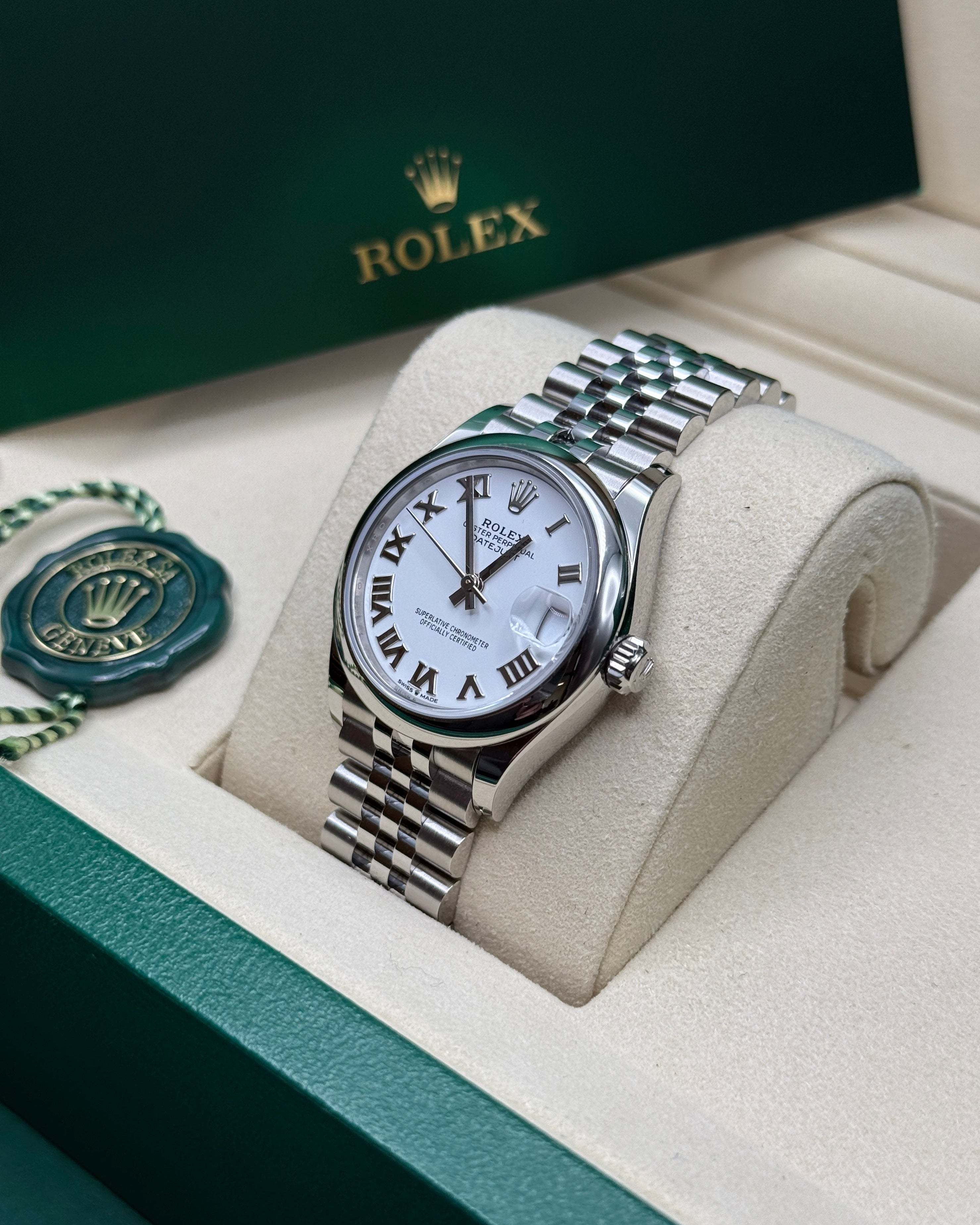 Datejust 31 White Roman Luxury Watch