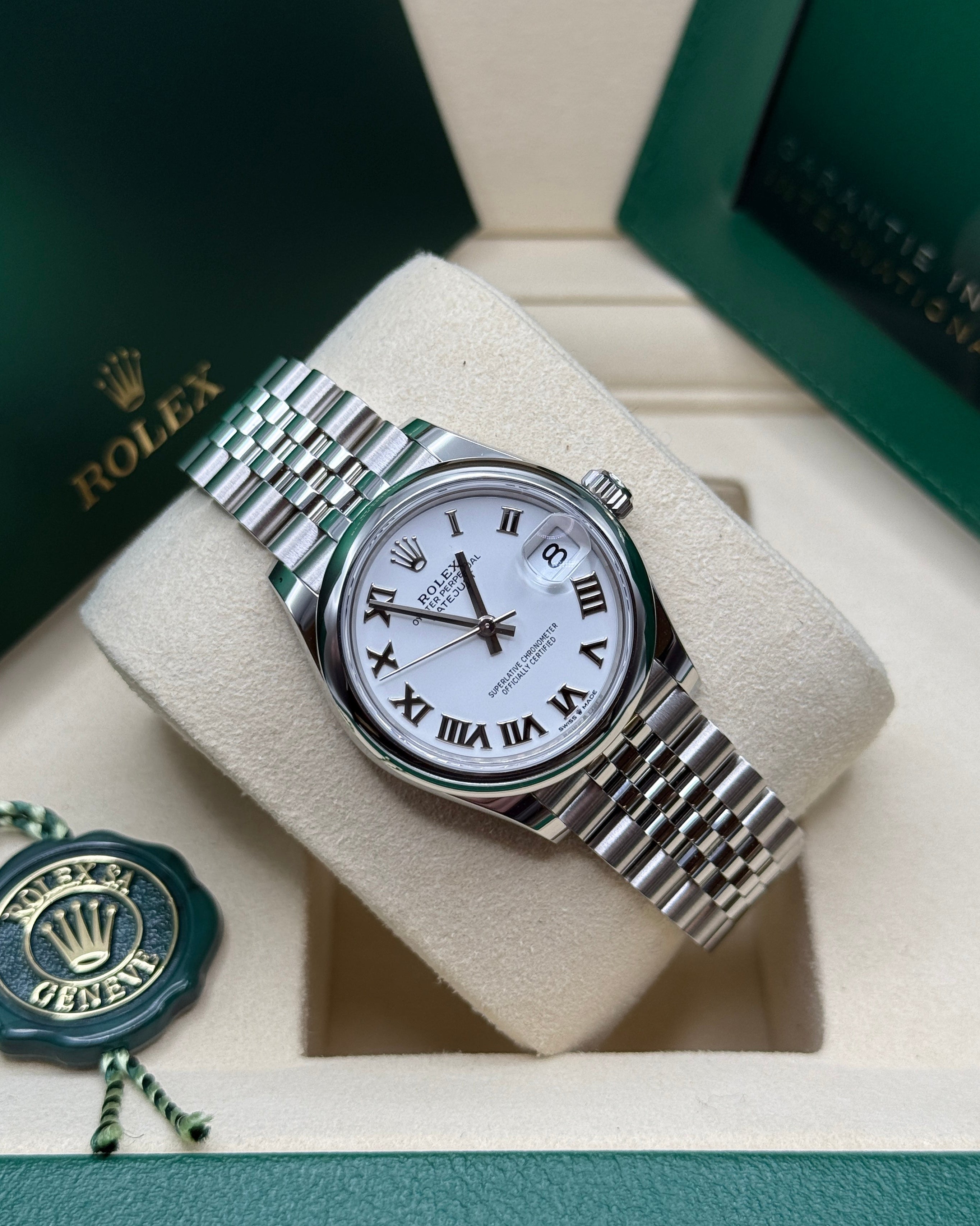 Datejust 31 White Roman Luxury Watch