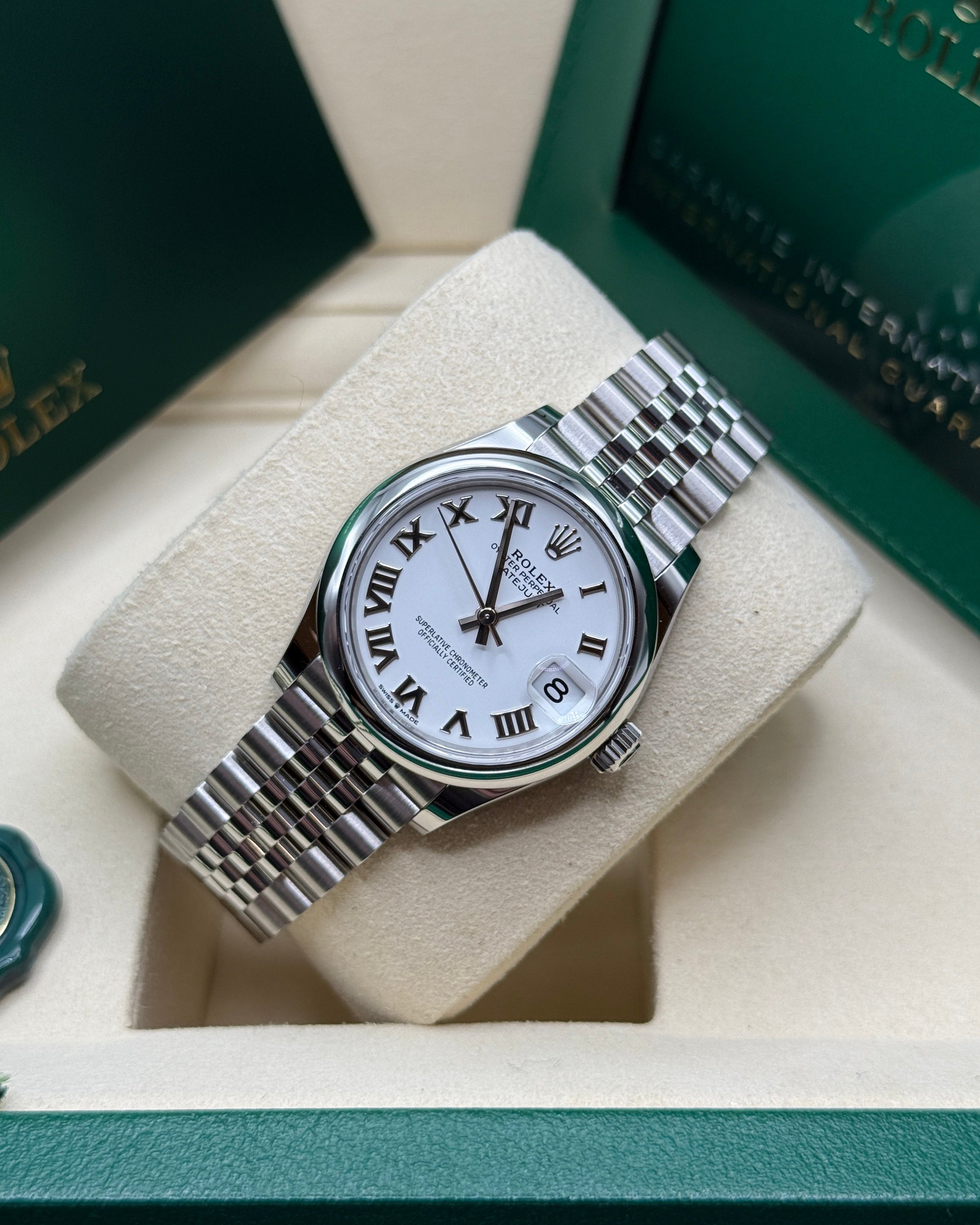 Datejust 31 White Roman Luxury Watch