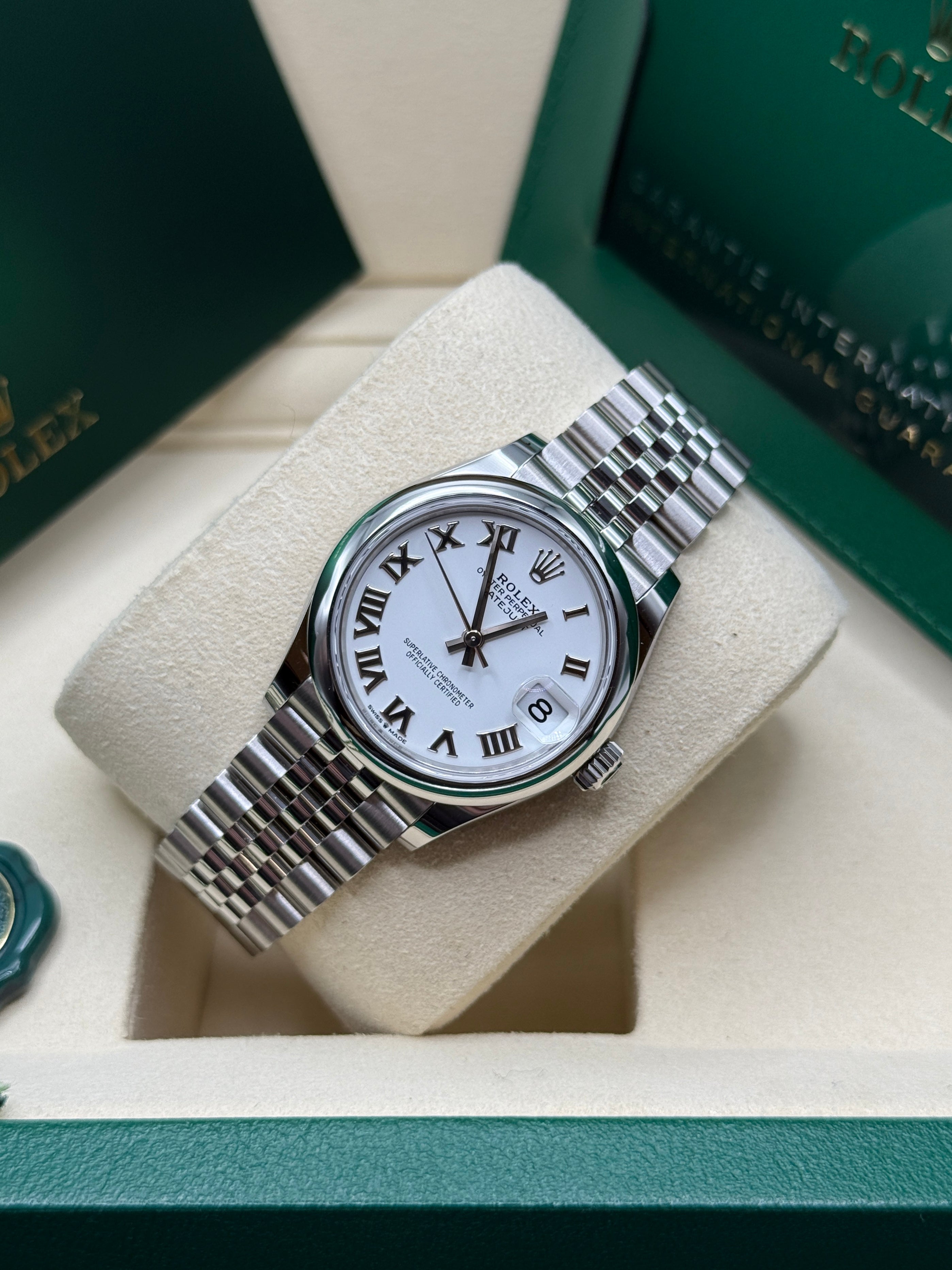 Datejust 31 White Roman Luxury Watch