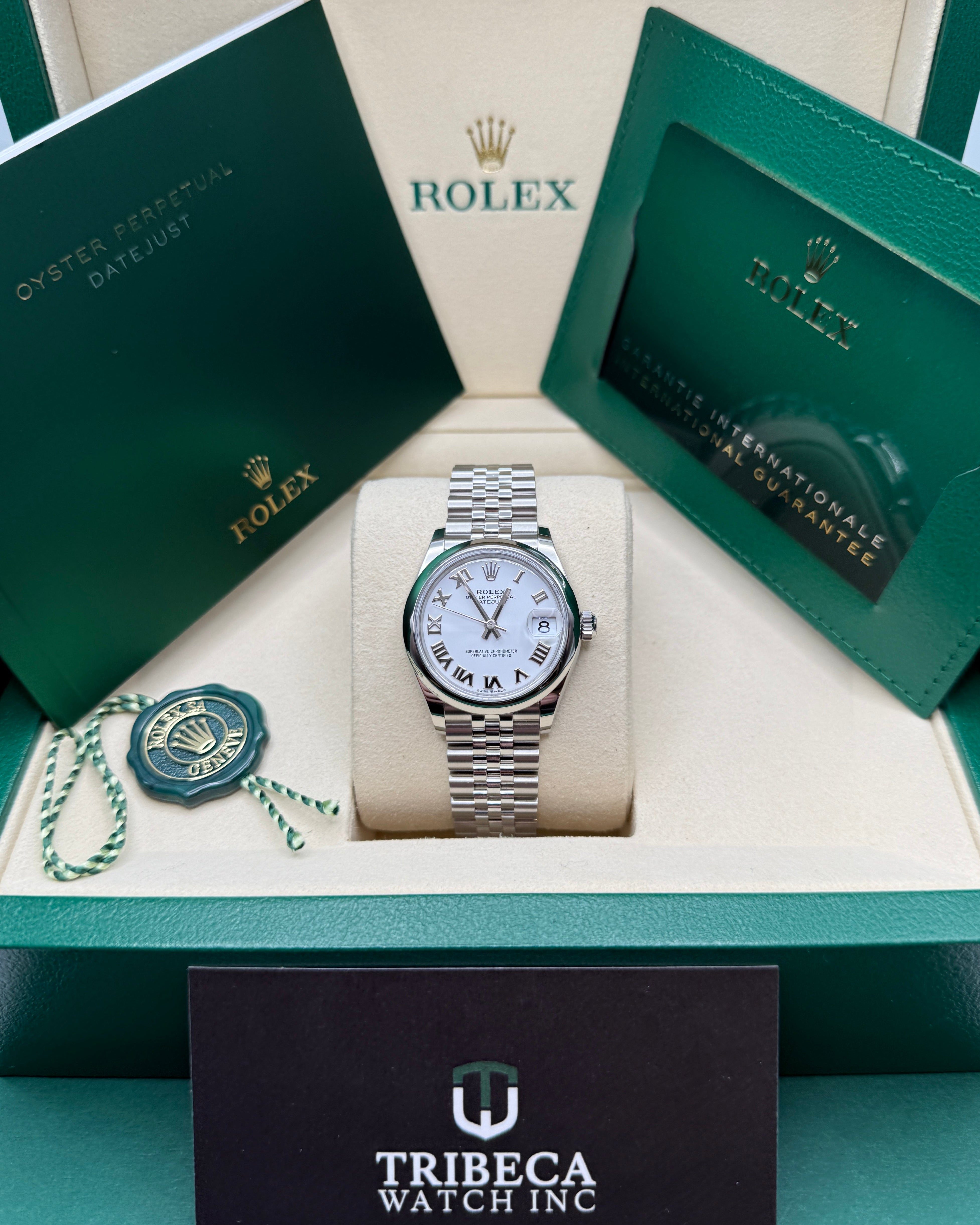 Datejust 31 White Roman Luxury Watch