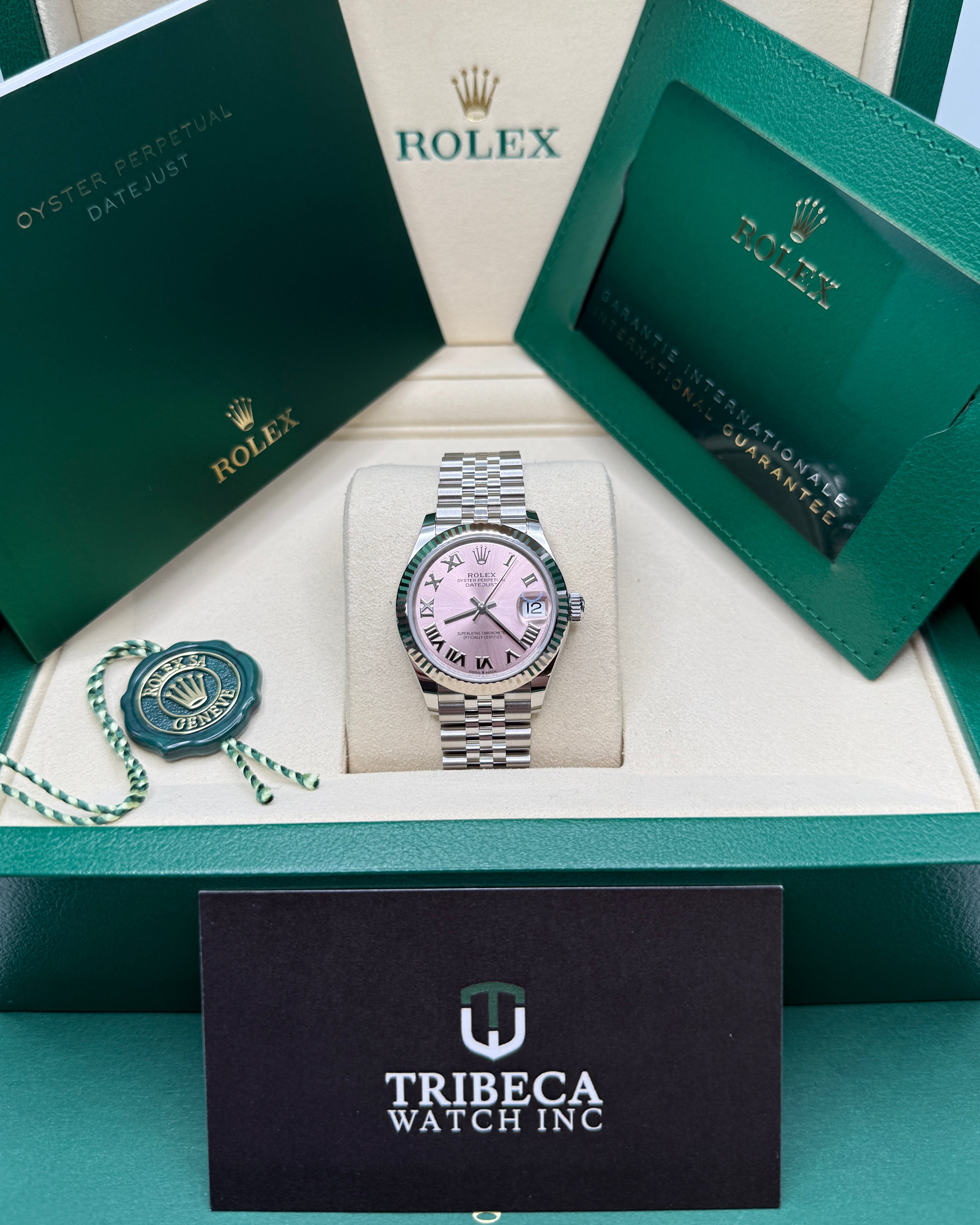 Datejust 31 Pink Roman Luxury Watch