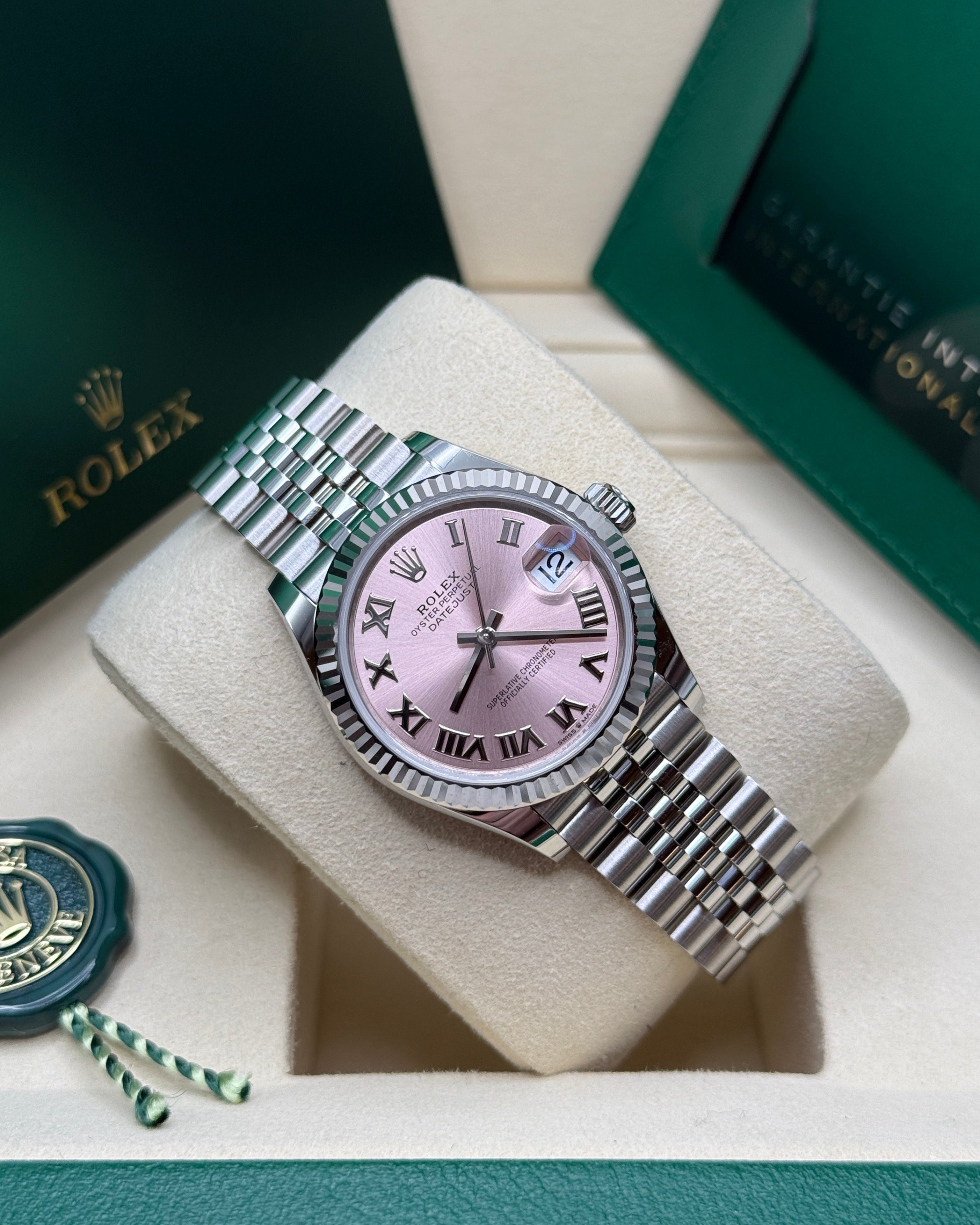 Datejust 31 Pink Roman Luxury Watch