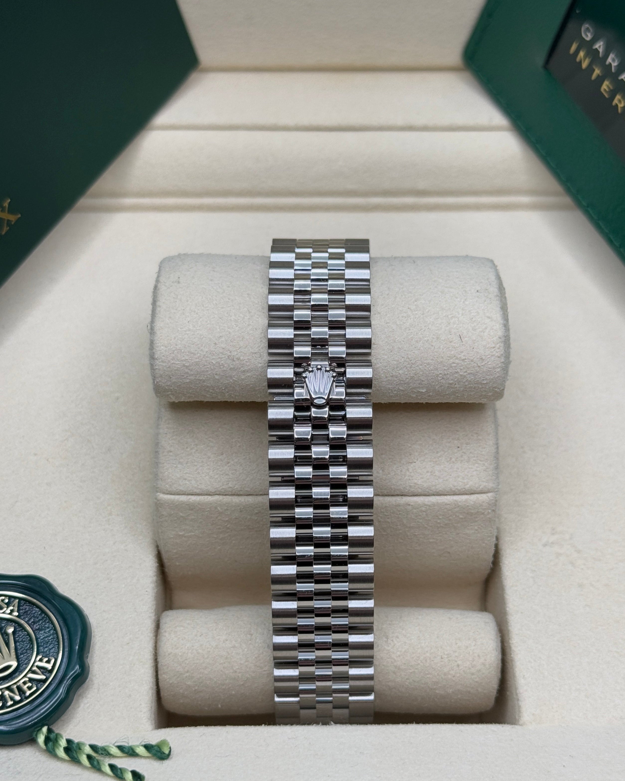 Datejust 31 Azzurro Blue Floral-Motif Diamond Luxury Watch