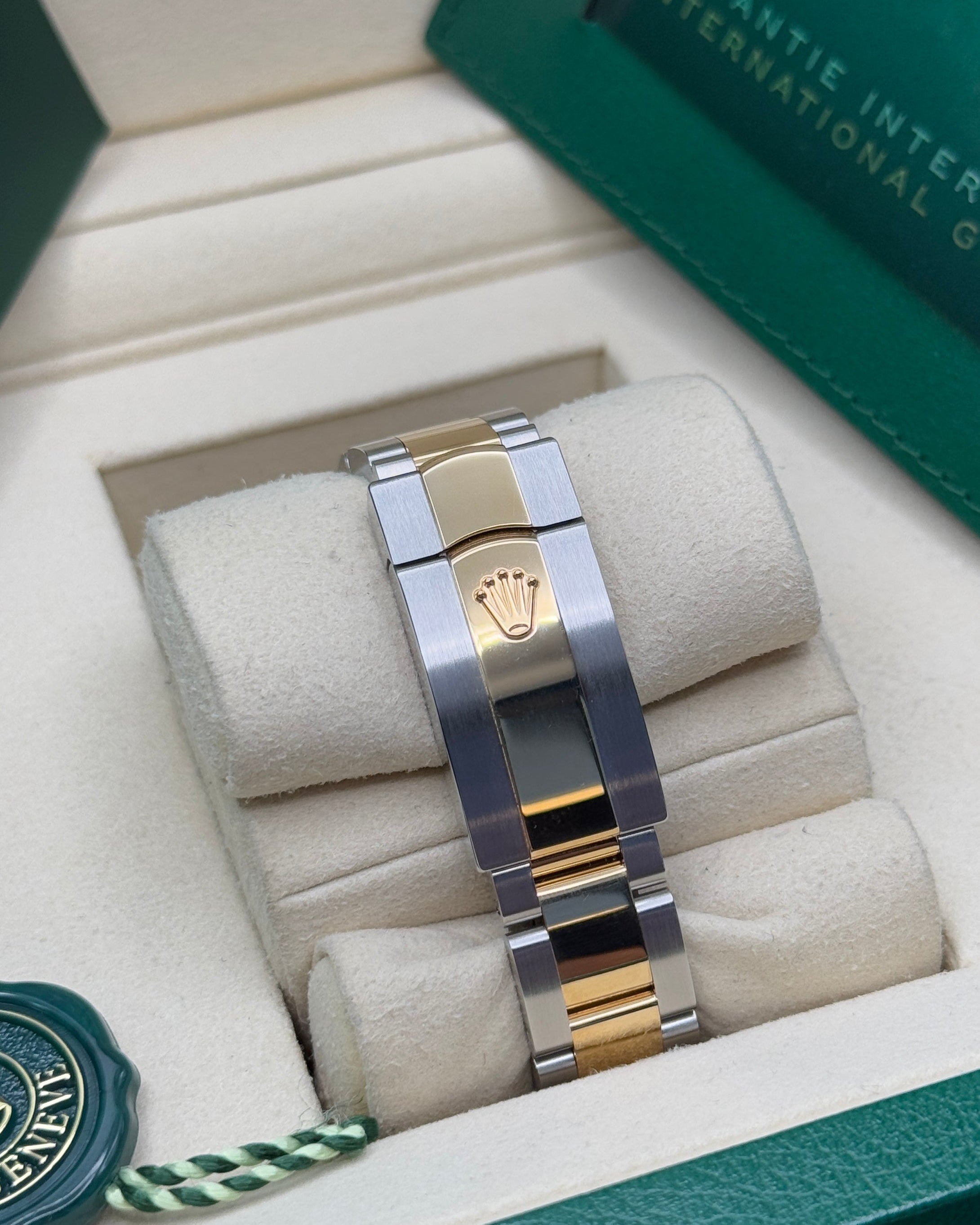Datejust 31 Yellow Gold Two-Tone Mother of Pearl Diamond Luxury Watch