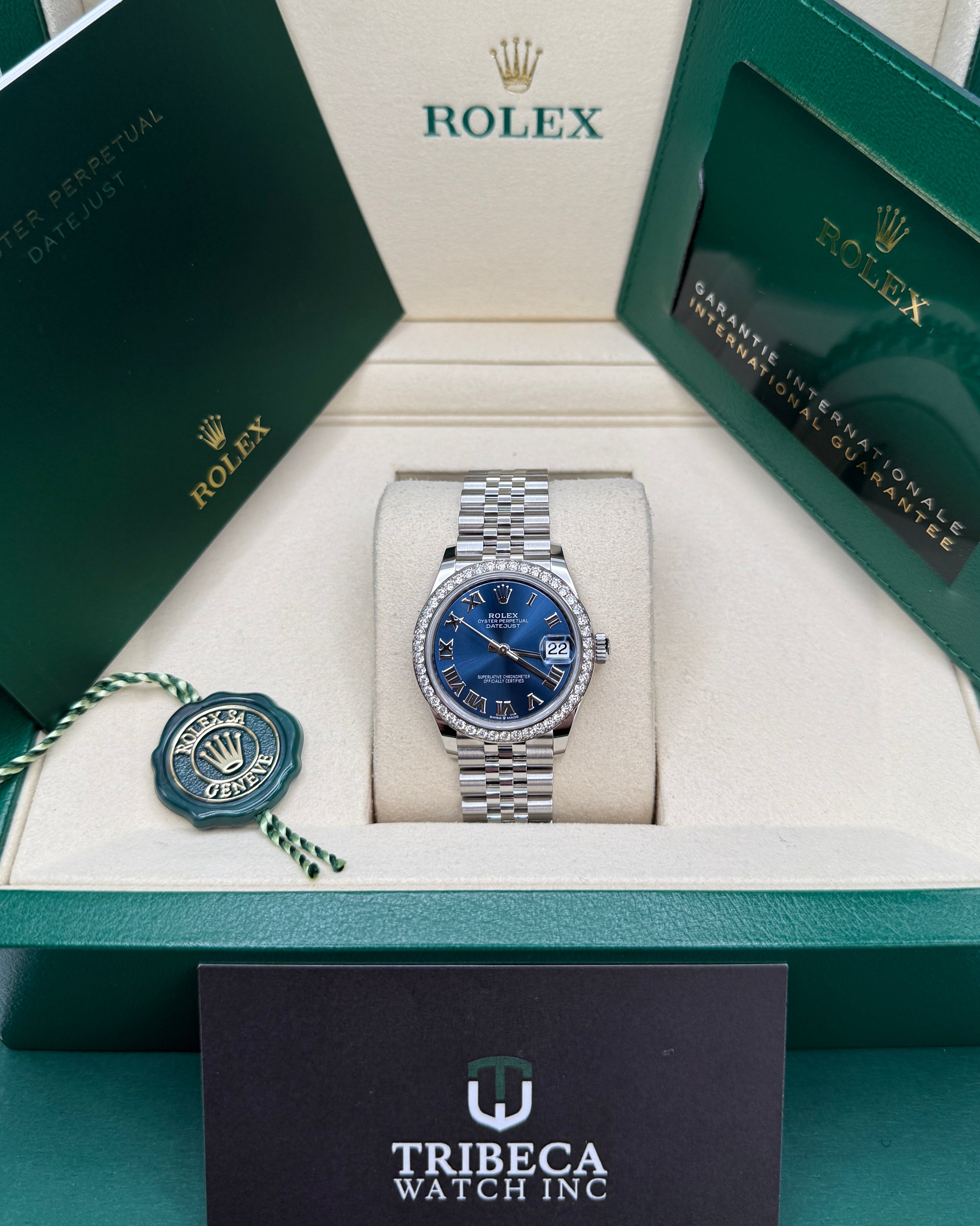 Datejust 31 Midnight Blue Roman Luxury Watch
