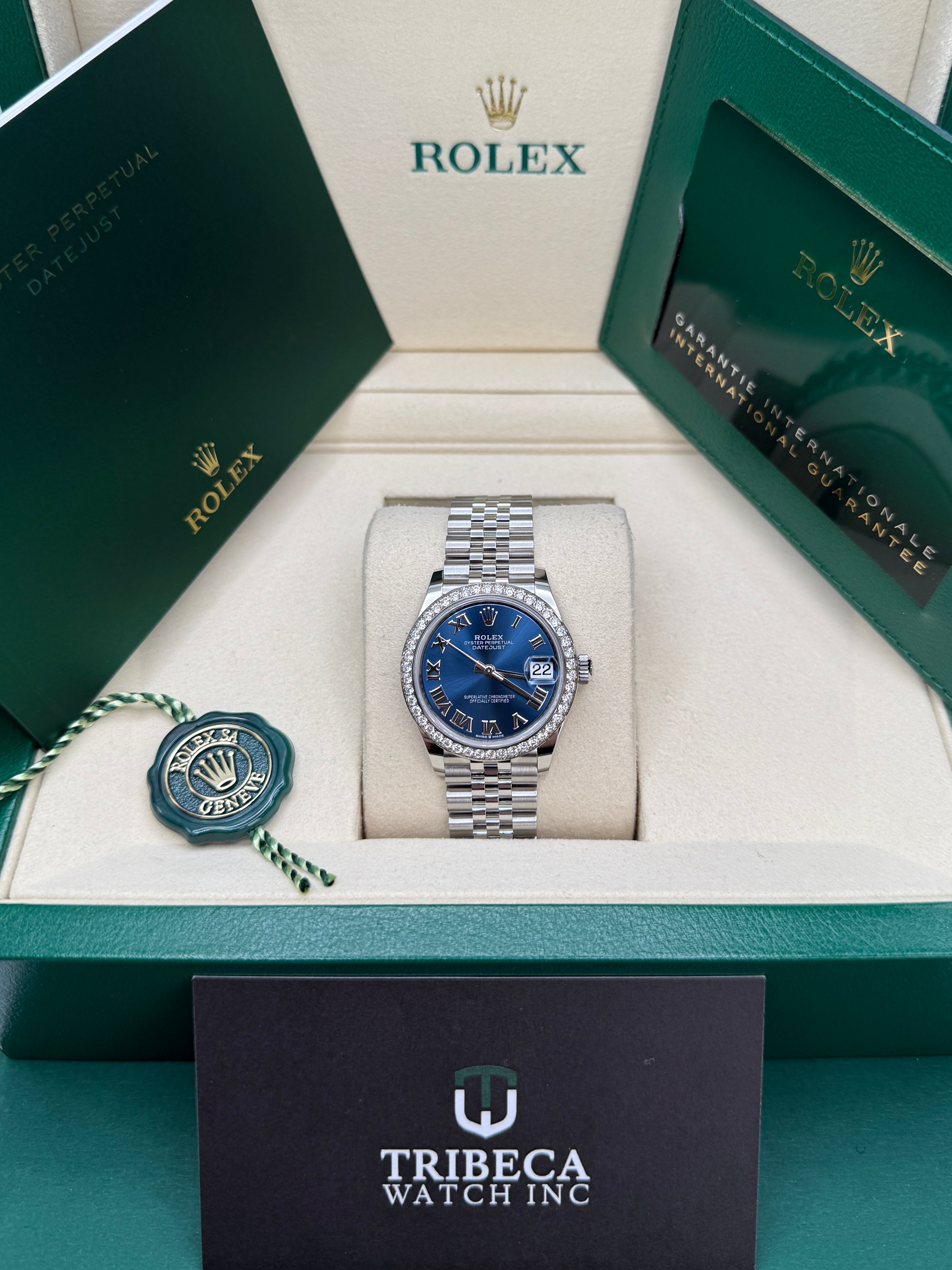 Datejust 31 Midnight Blue Roman Luxury Watch