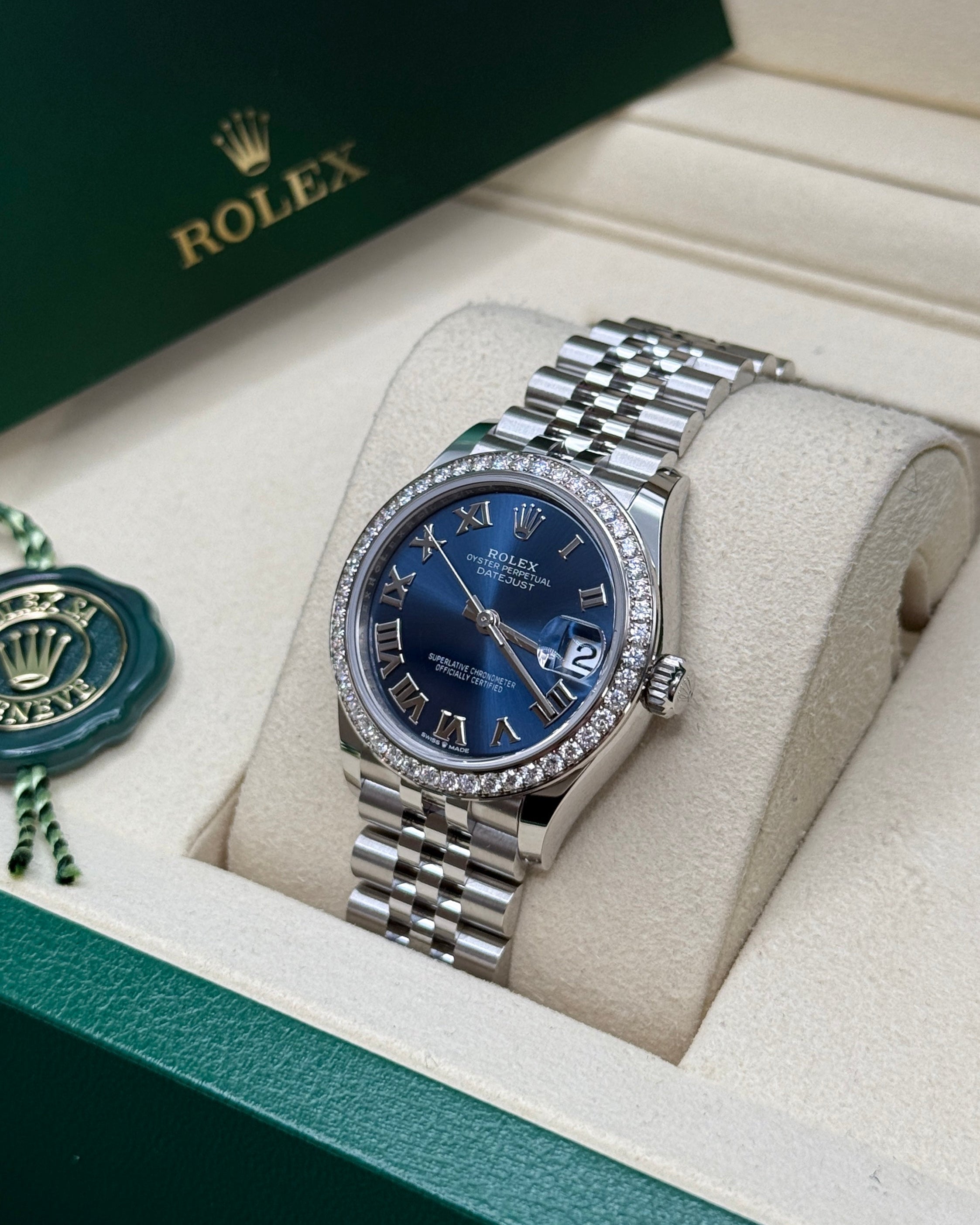 Datejust 31 Midnight Blue Roman Luxury Watch
