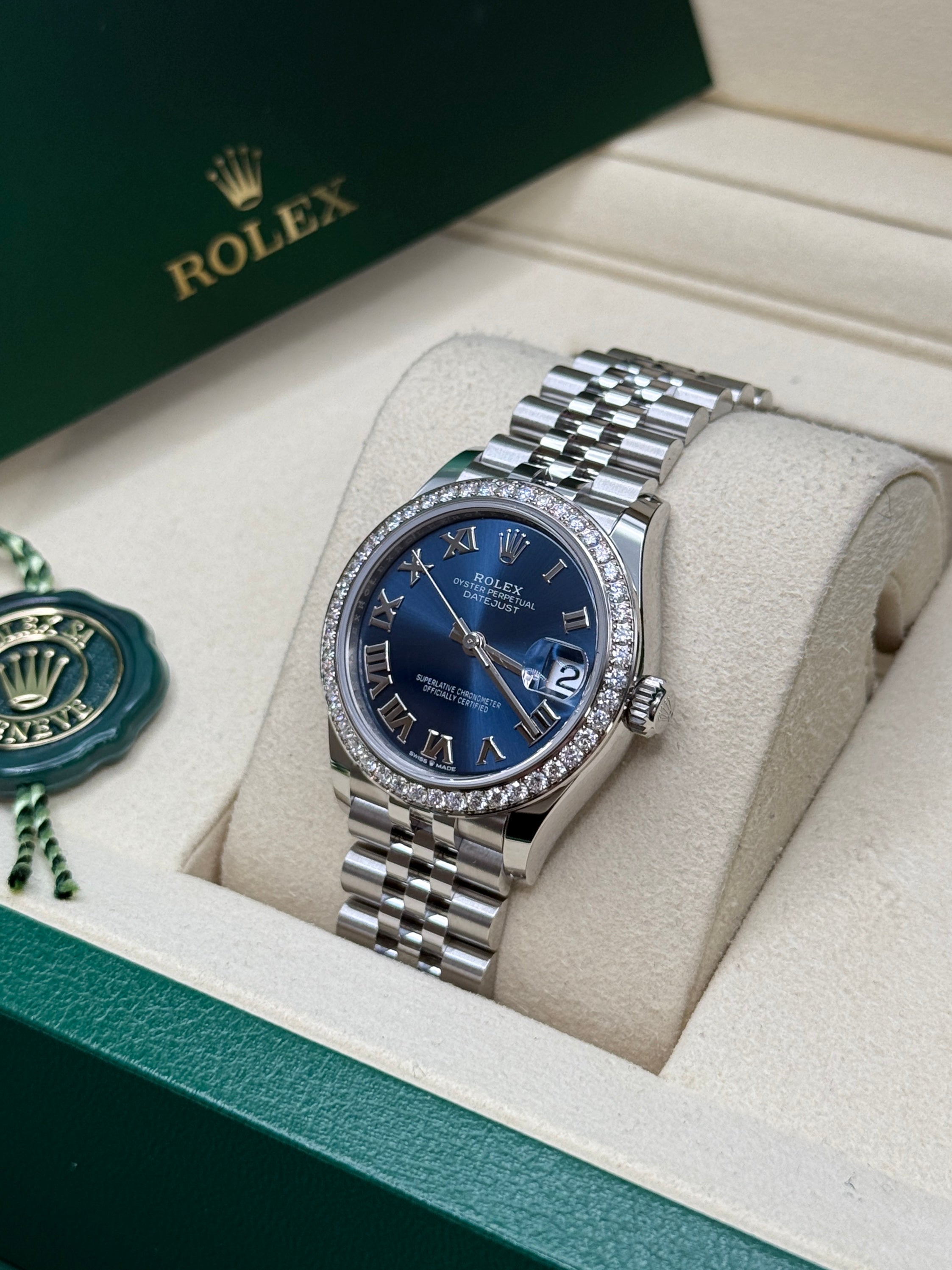 Datejust 31 Midnight Blue Roman Luxury Watch