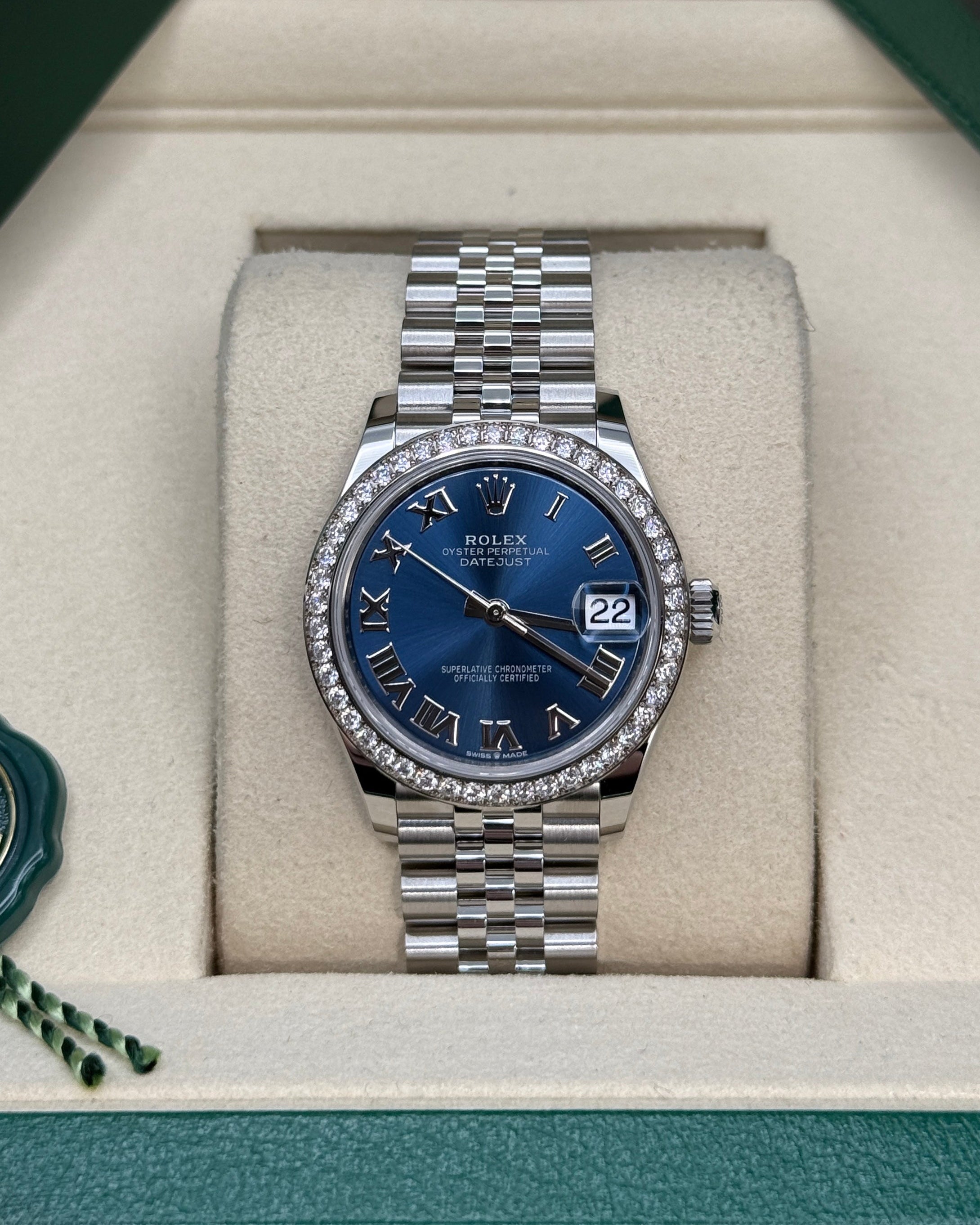 Datejust 31 Midnight Blue Roman Luxury Watch