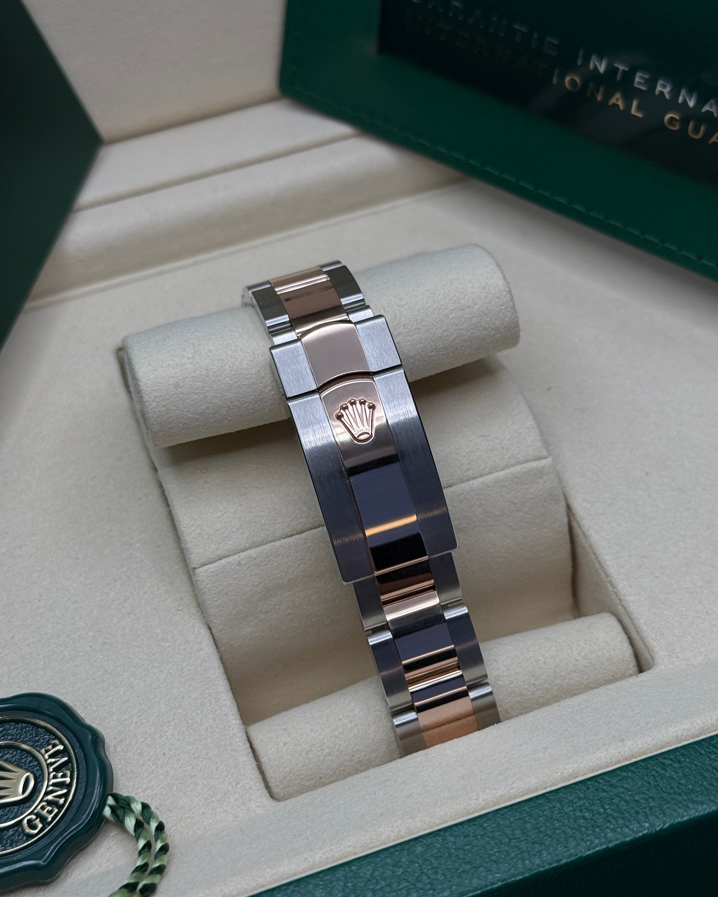 Datejust 31 Everose Gold Two-Tone Rose-Colour Index Luxury Watch