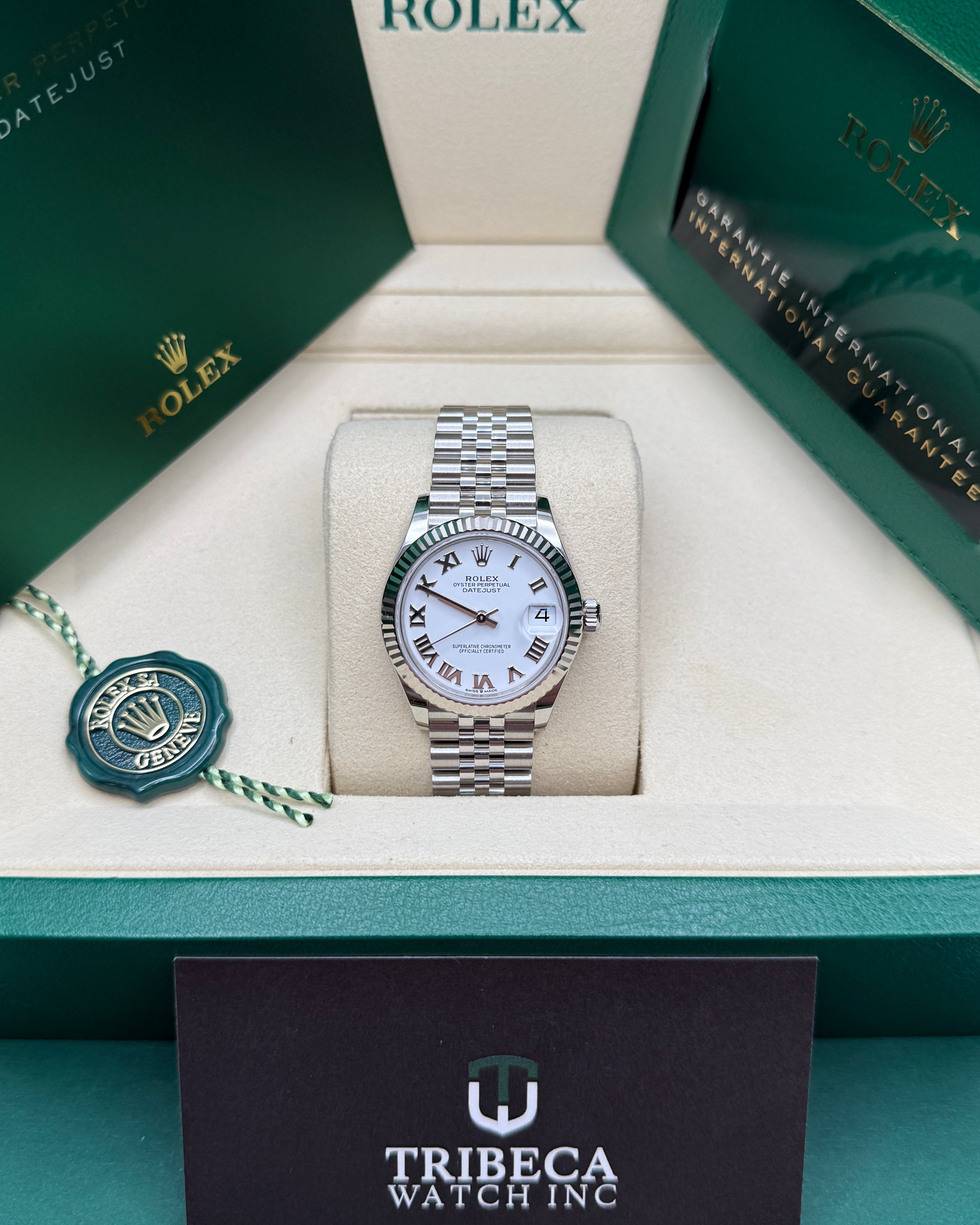 Datejust 31 White Roman Luxury Watch