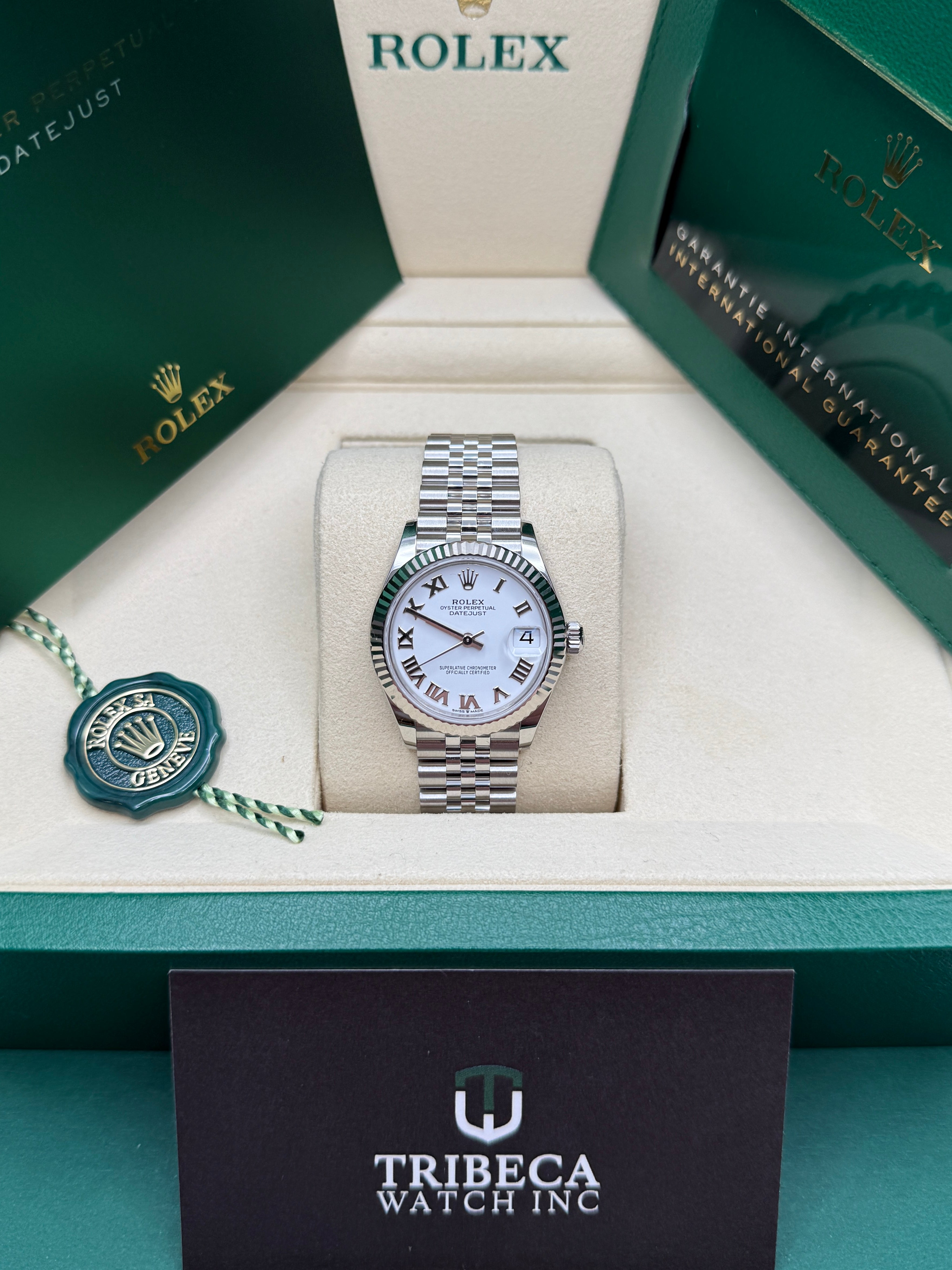 Datejust 31 White Roman Luxury Watch