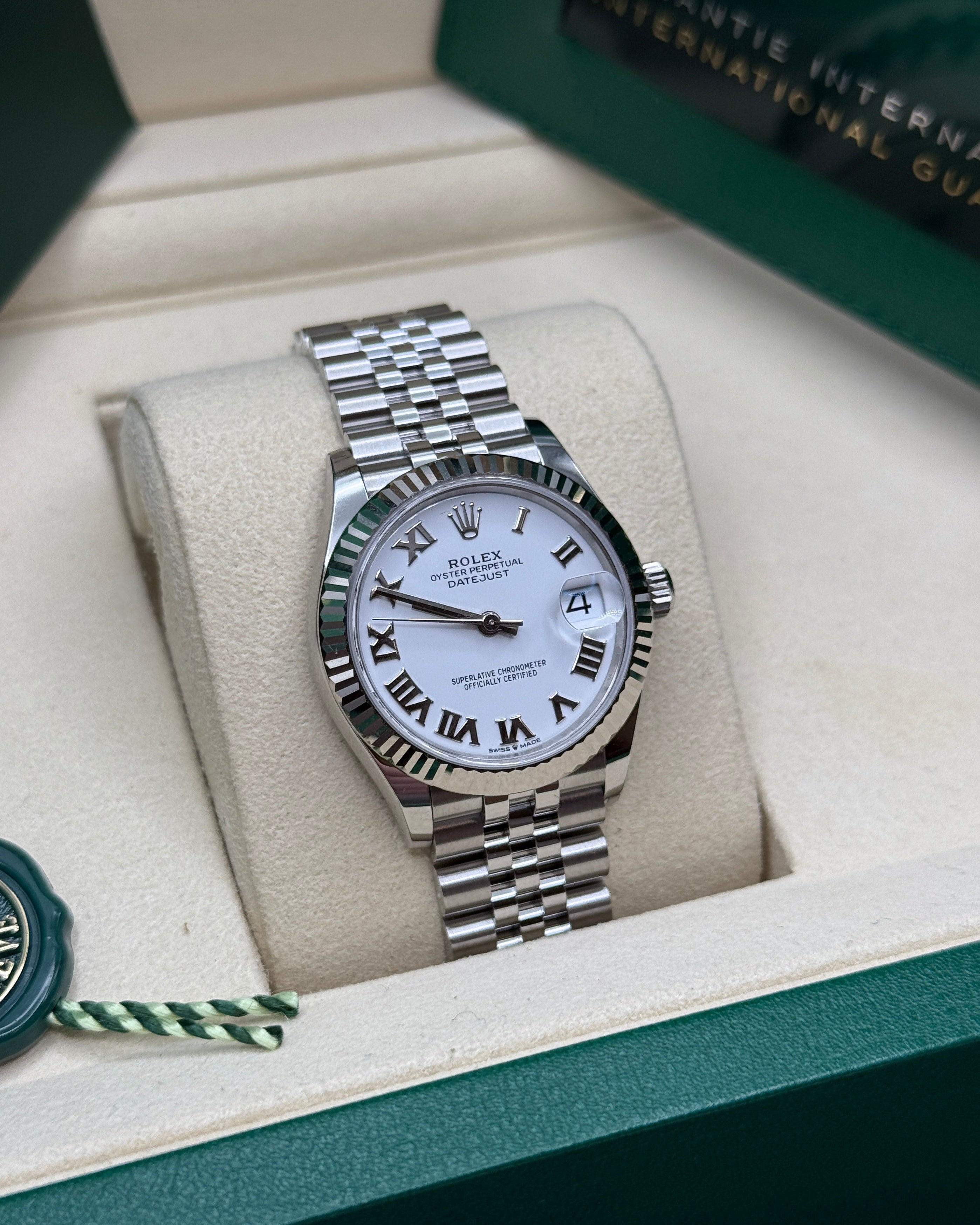 Datejust 31 White Roman Luxury Watch