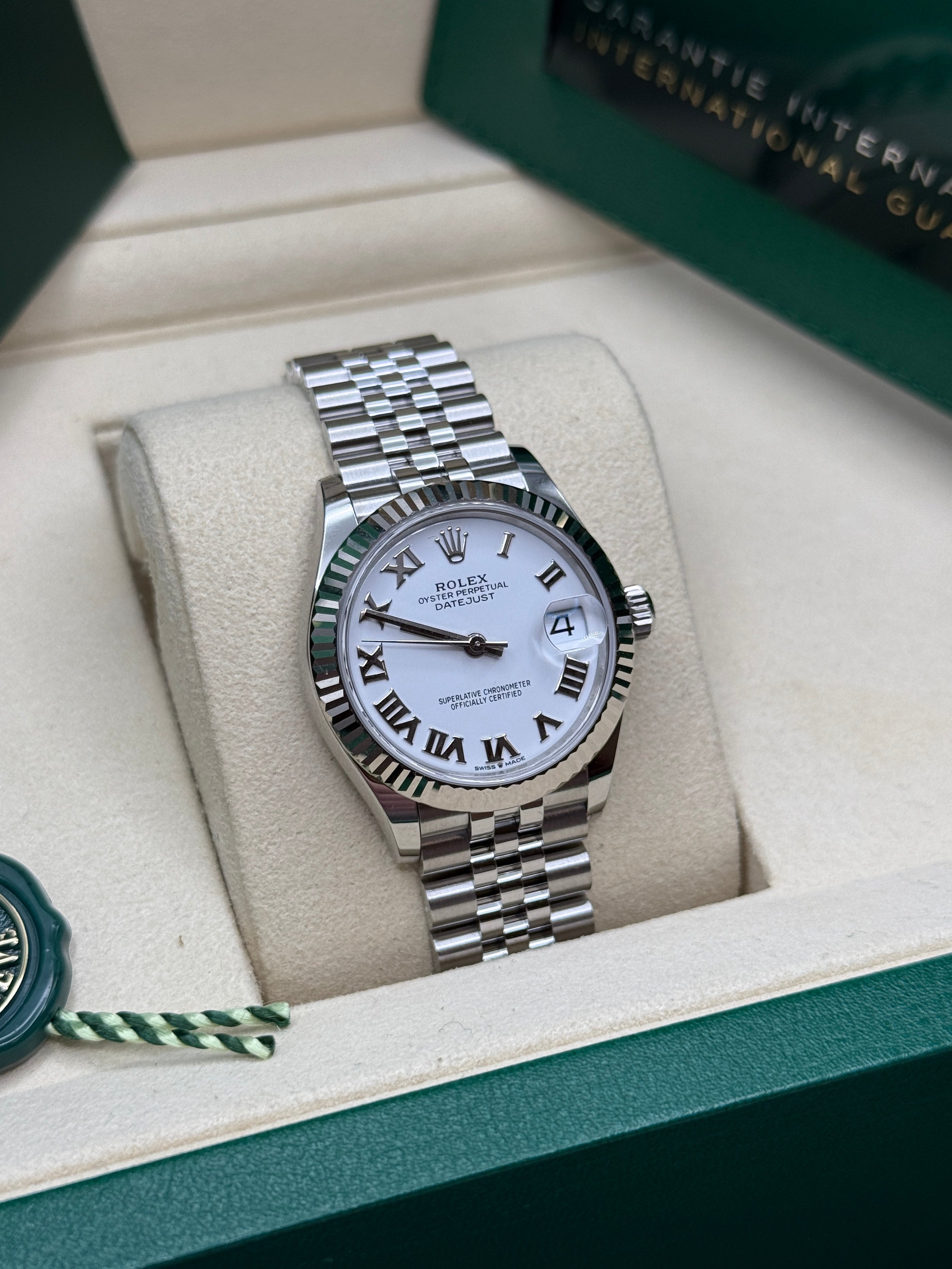 Datejust 31 White Roman Luxury Watch
