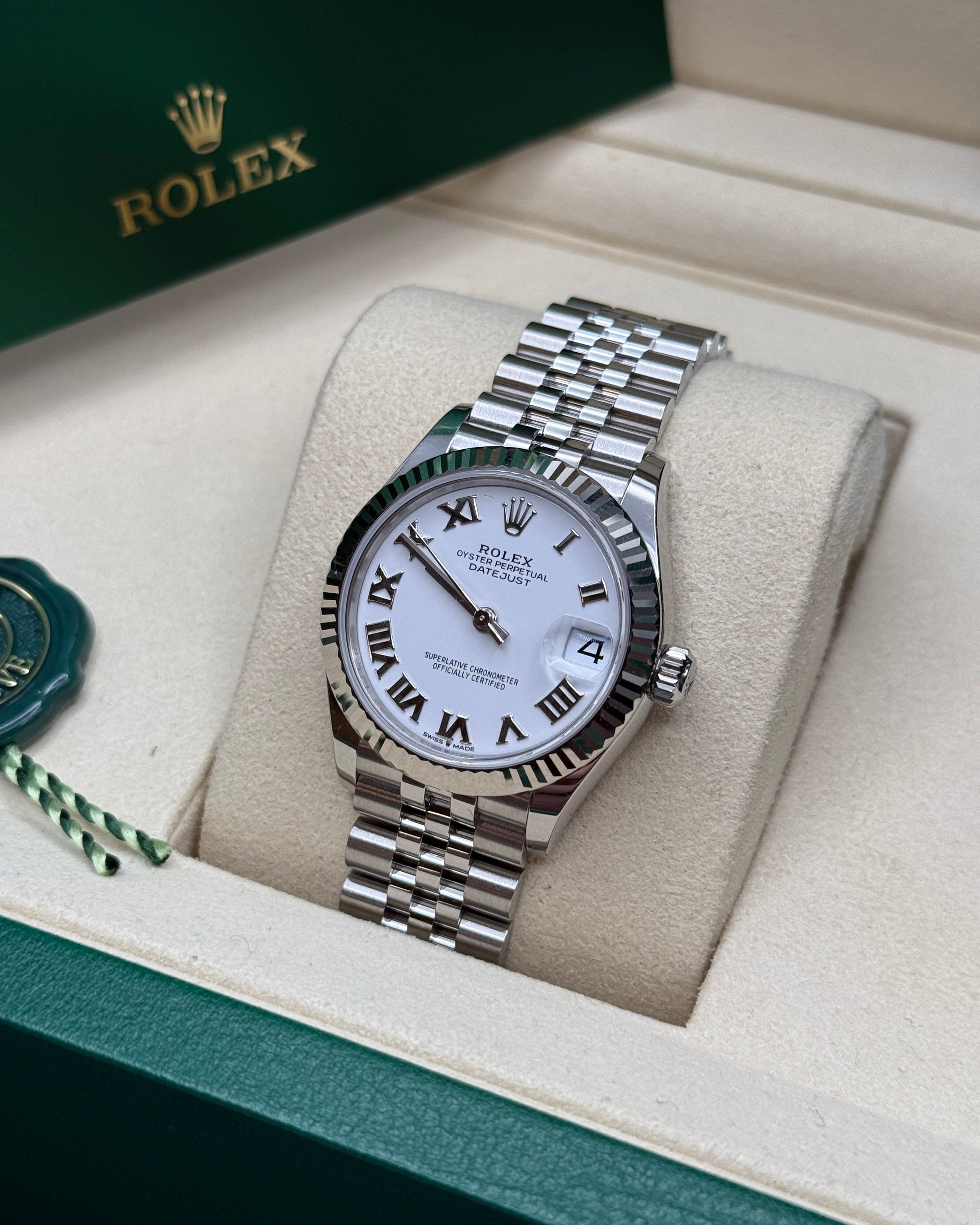 Datejust 31 White Roman Luxury Watch
