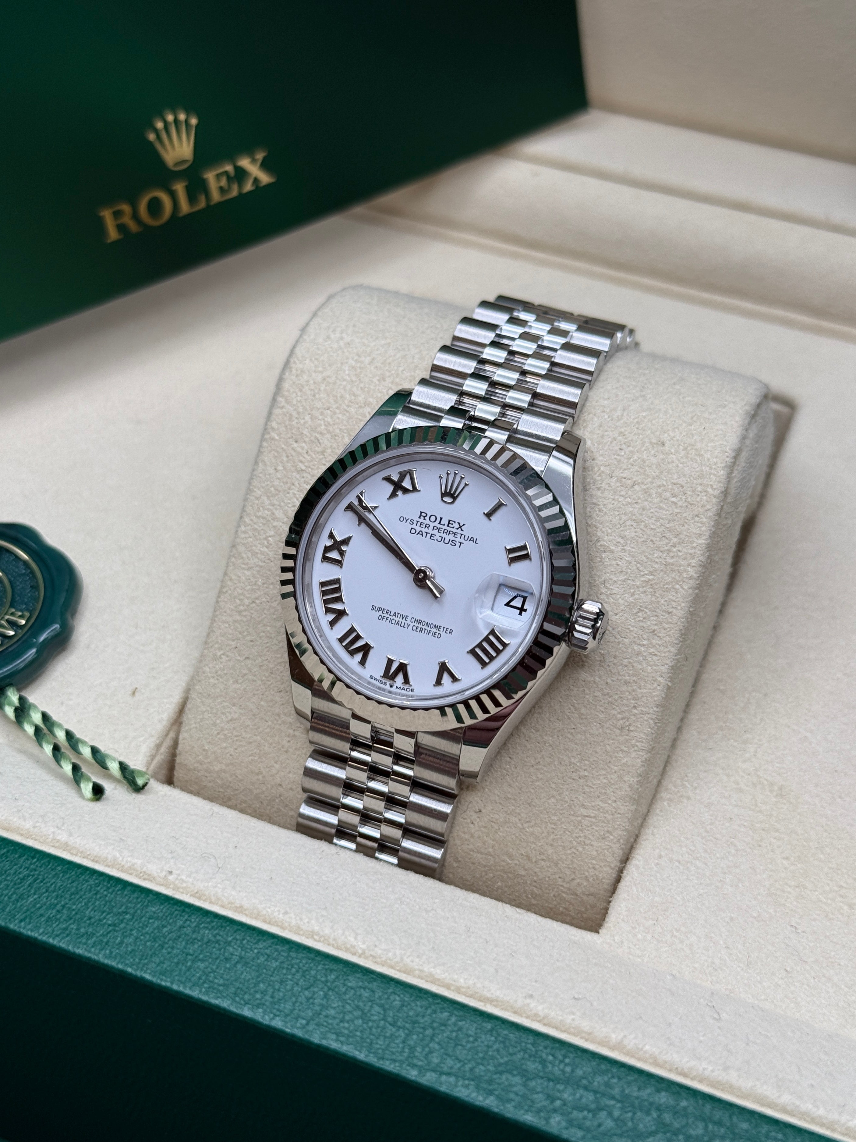 Datejust 31 White Roman Luxury Watch