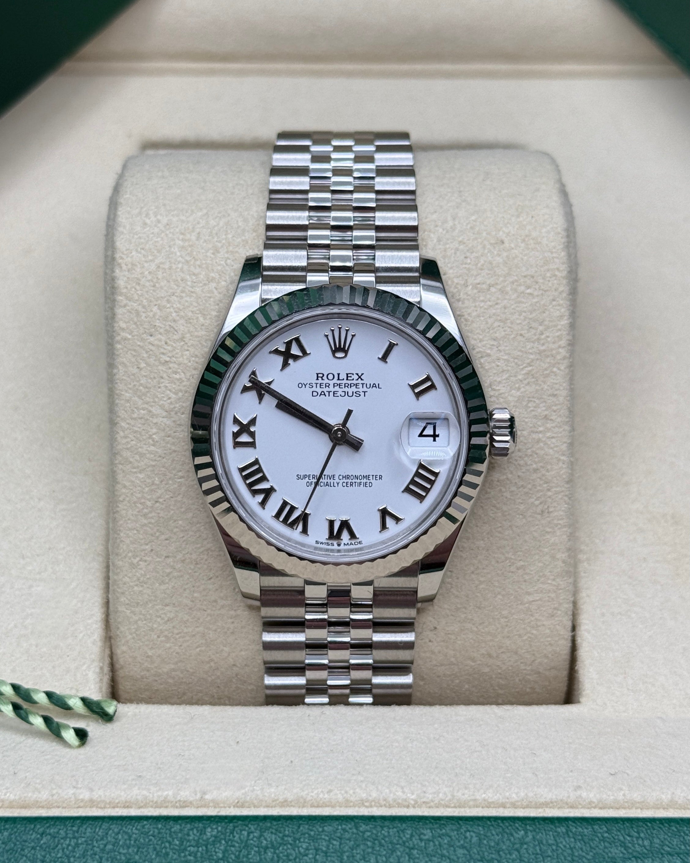 Datejust 31 White Roman Luxury Watch