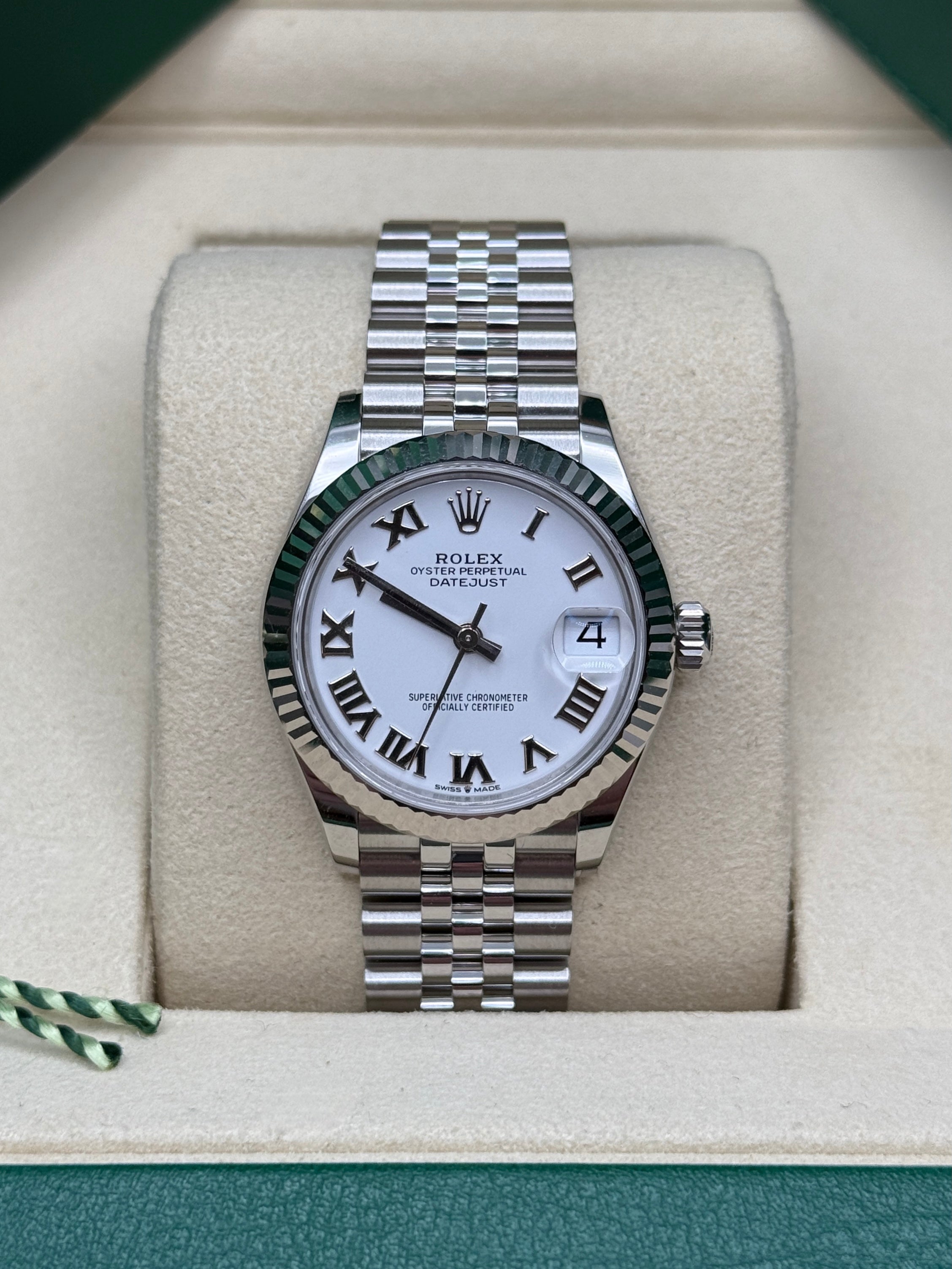 Datejust 31 White Roman Luxury Watch