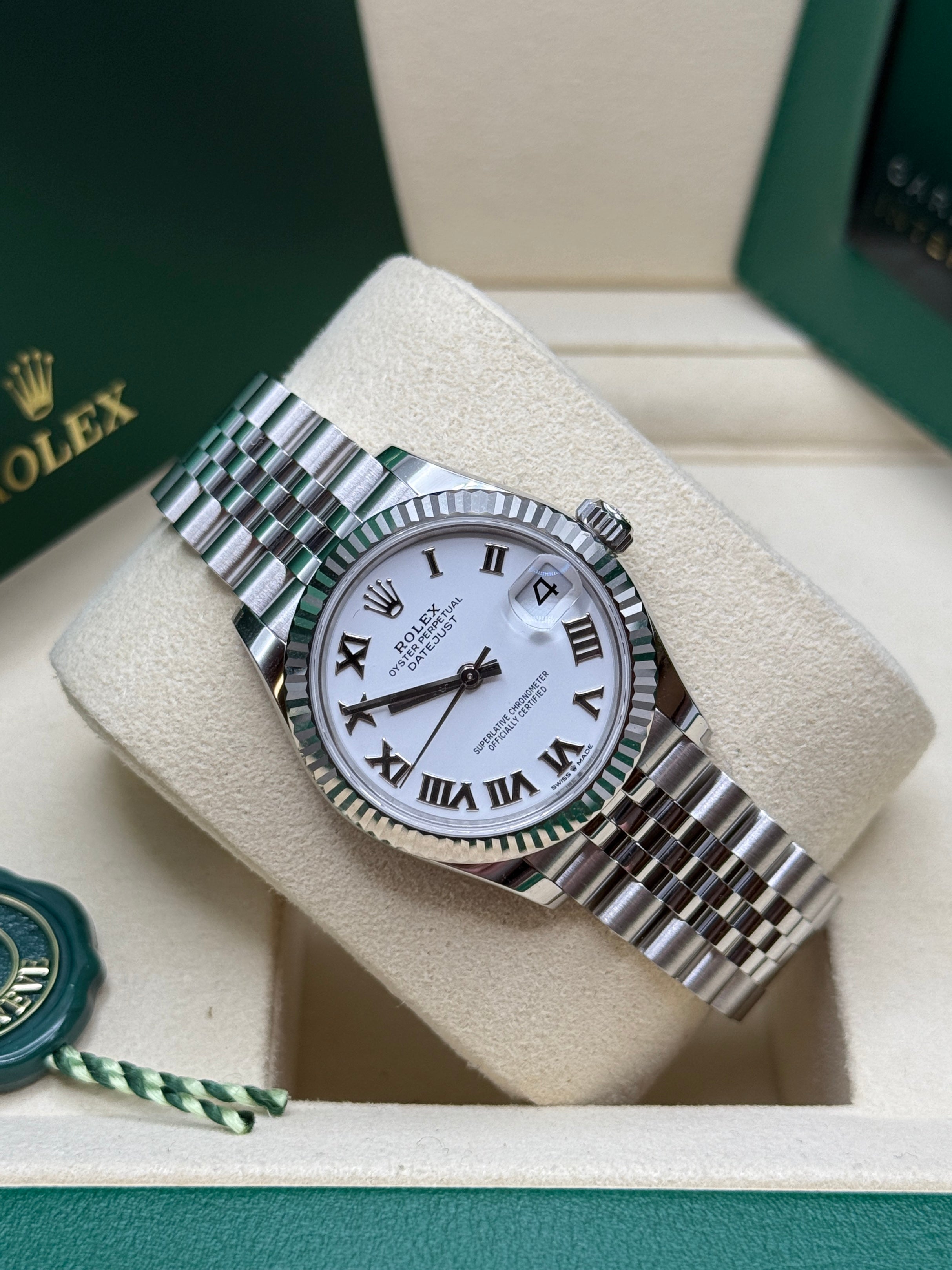 Datejust 31 White Roman Luxury Watch