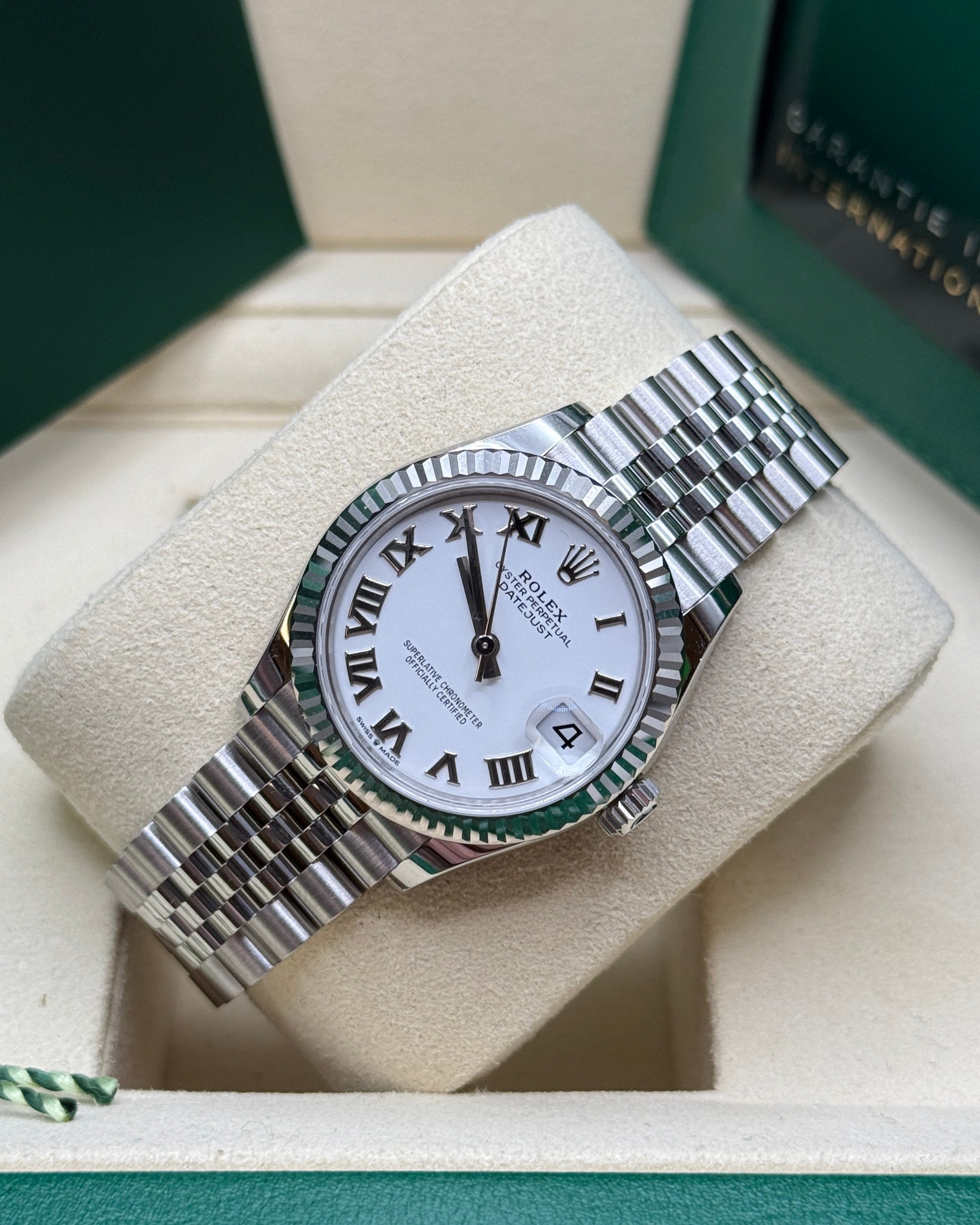 Datejust 31 White Roman Luxury Watch