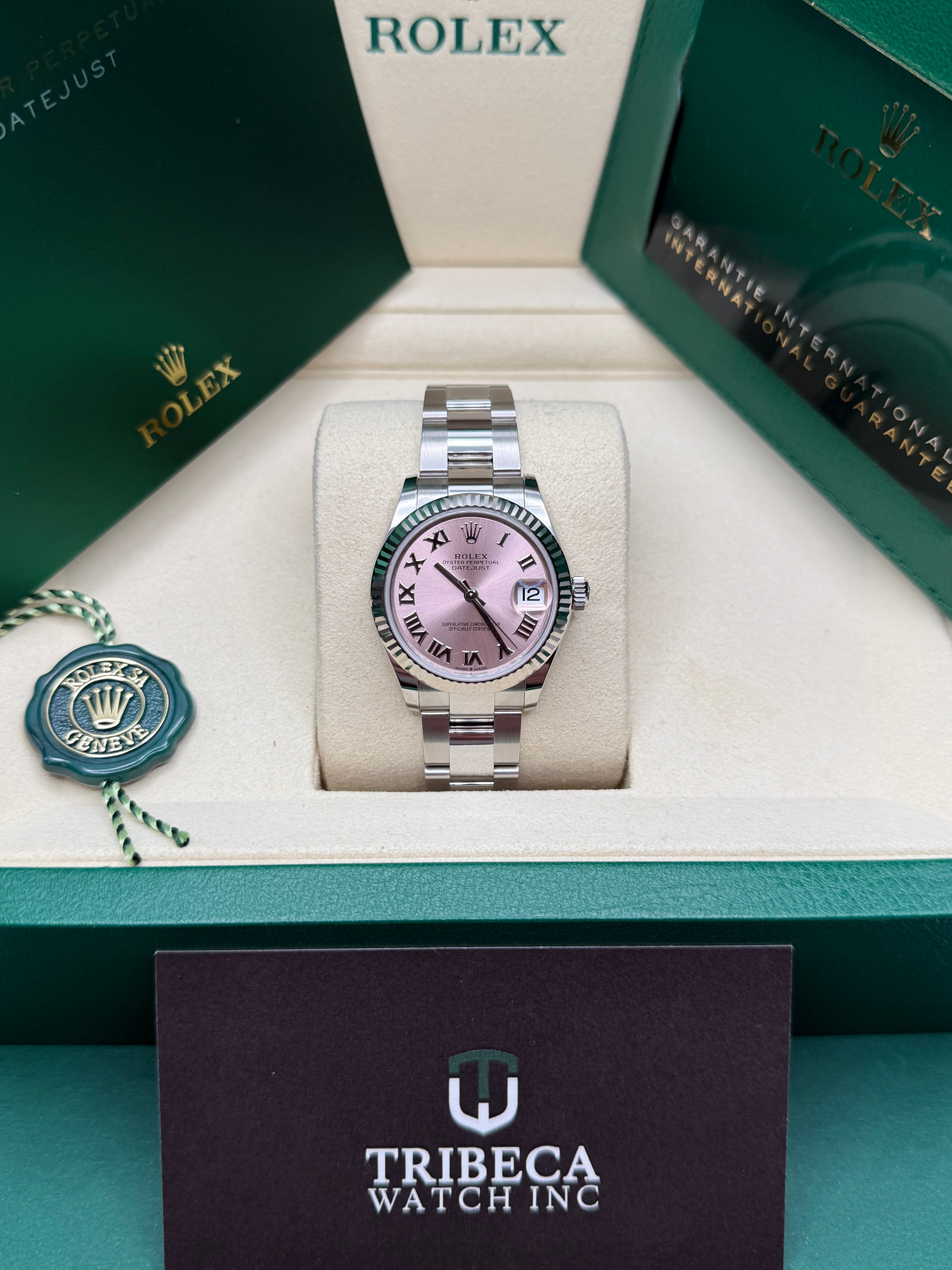 Datejust 31 Pink Roman Luxury Watch