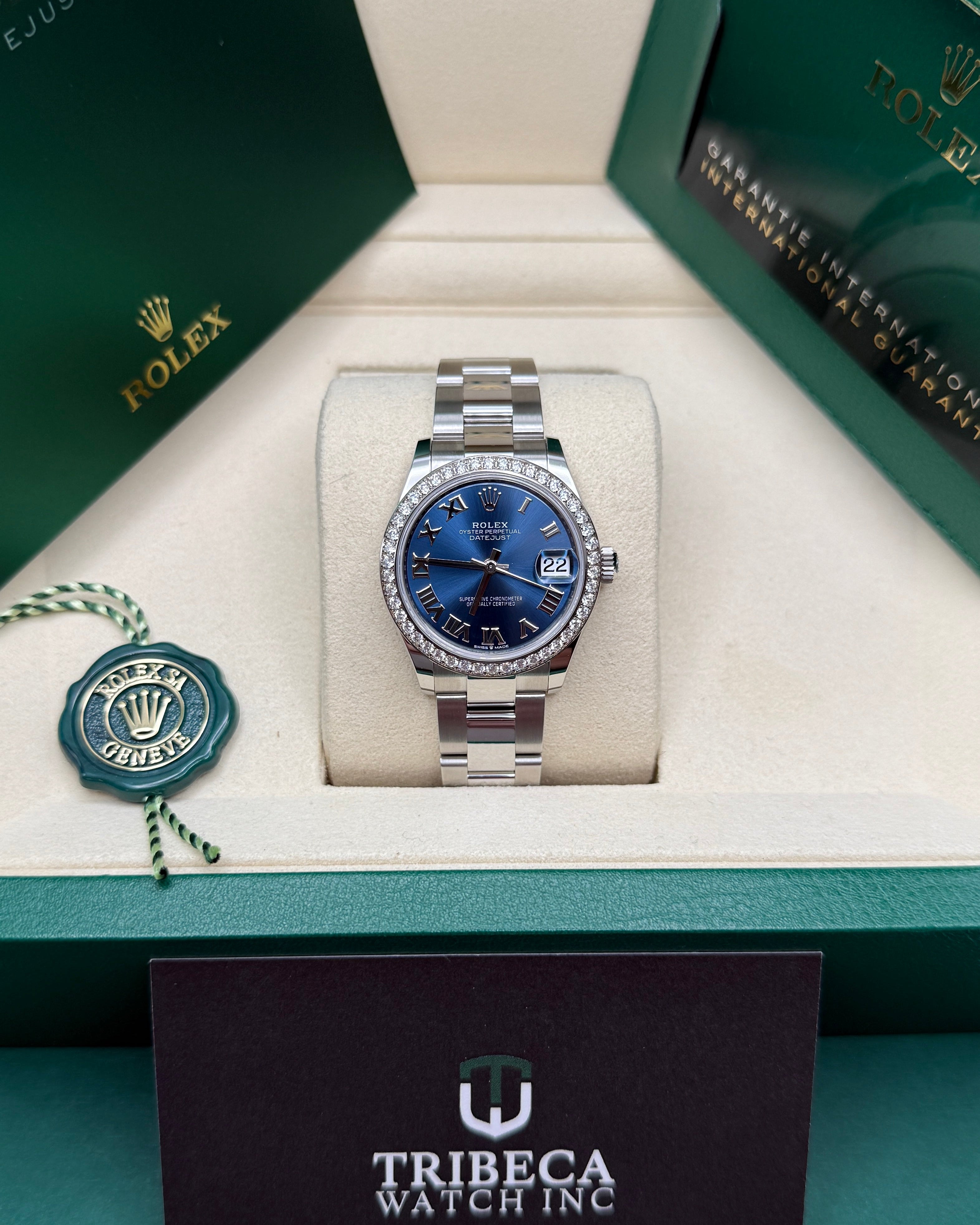 Datejust 31 Midnight Blue Roman Luxury Watch