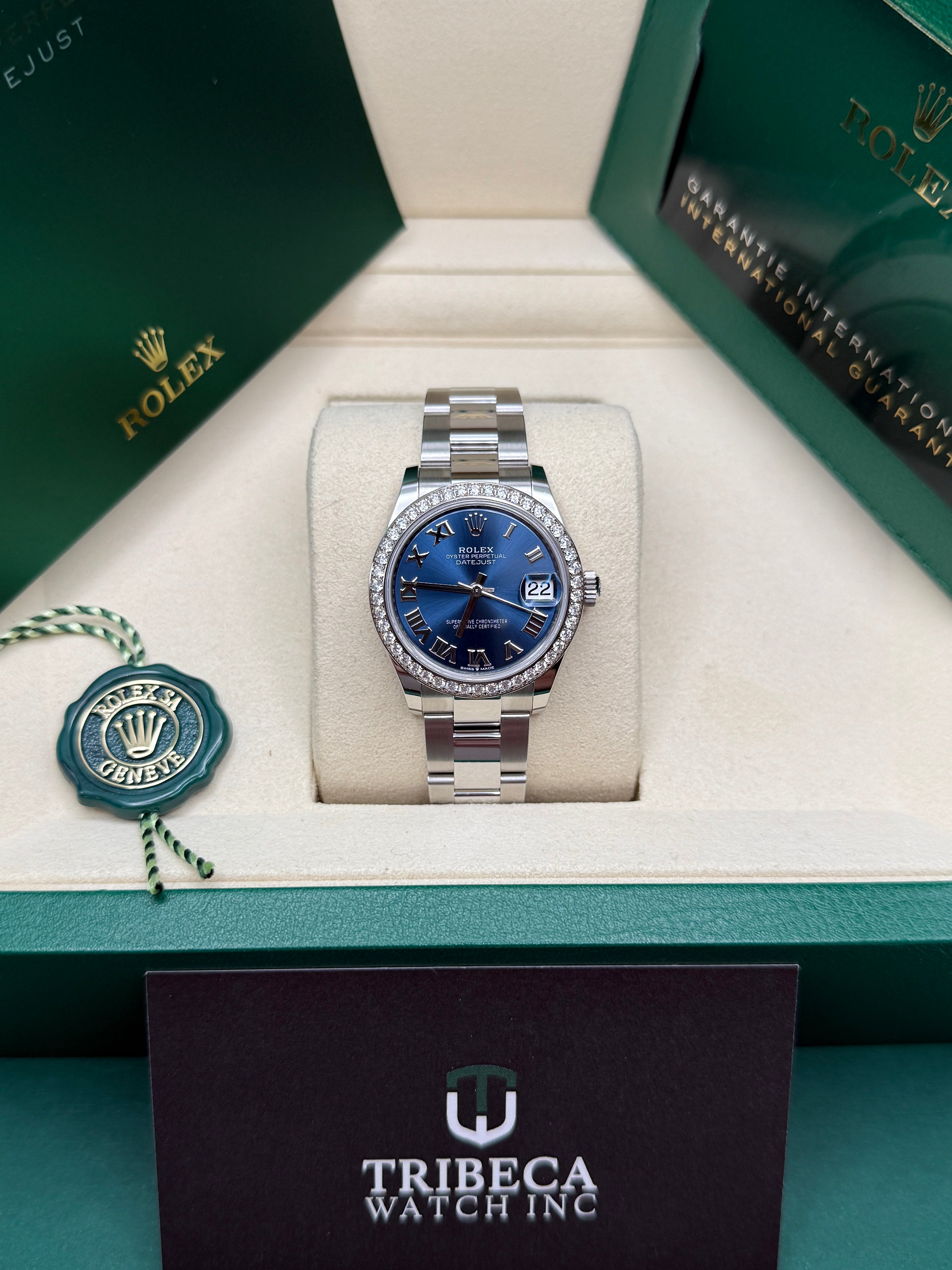 Datejust 31 Midnight Blue Roman Luxury Watch