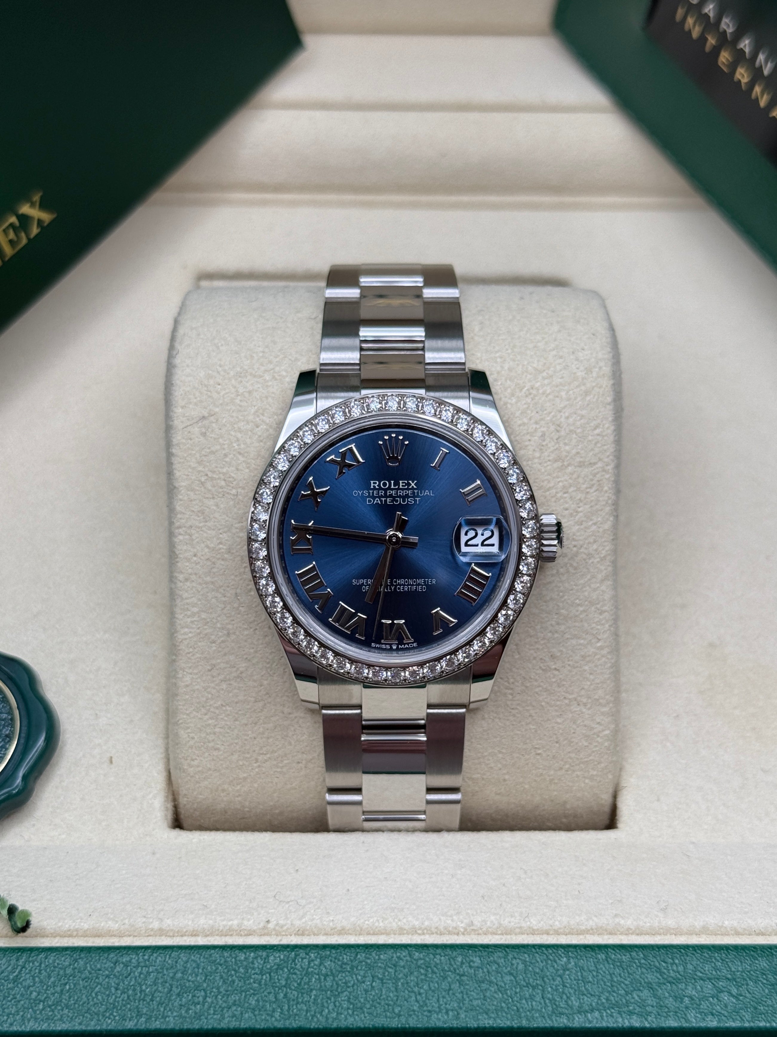 Datejust 31 Midnight Blue Roman Luxury Watch