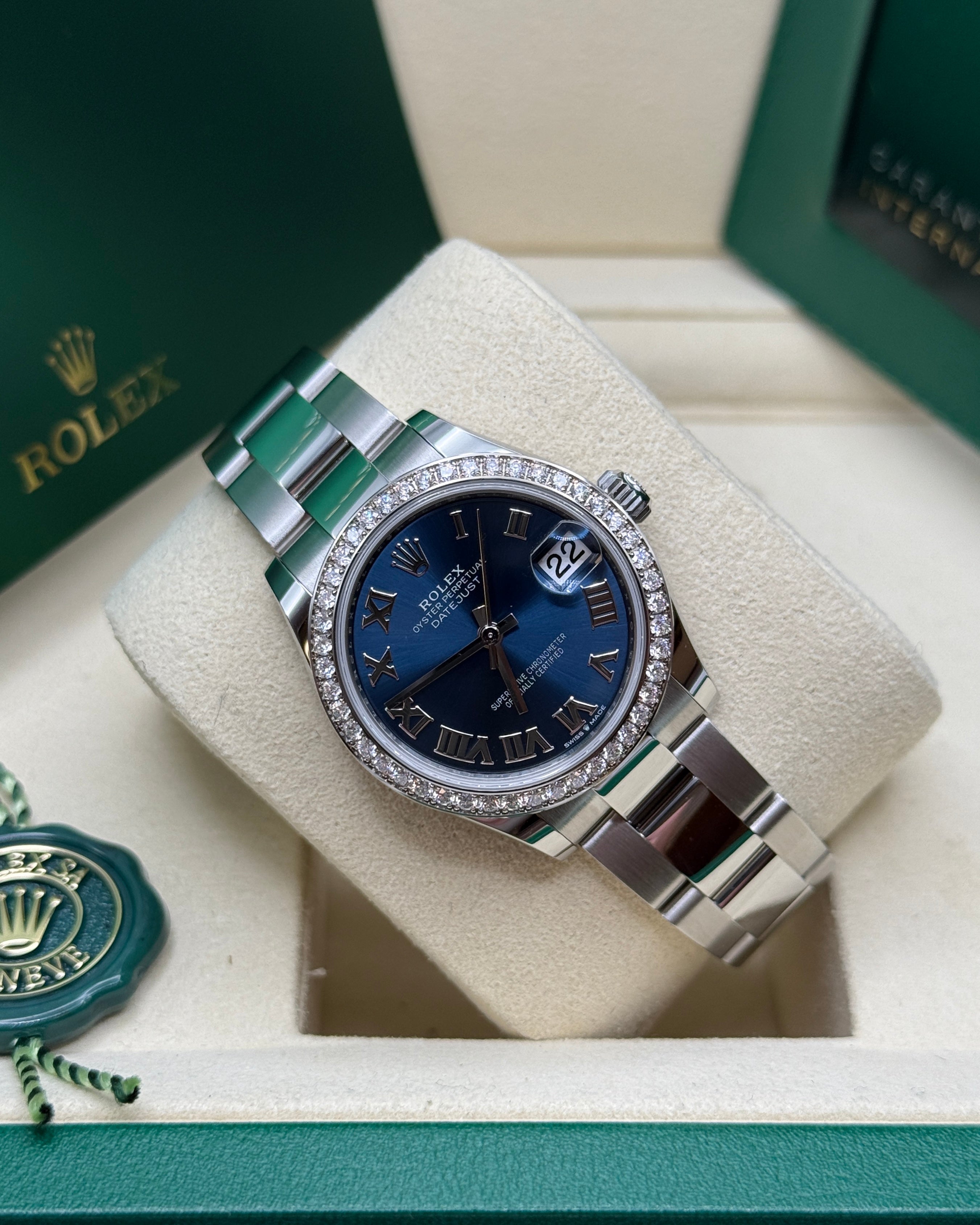 Datejust 31 Midnight Blue Roman Luxury Watch