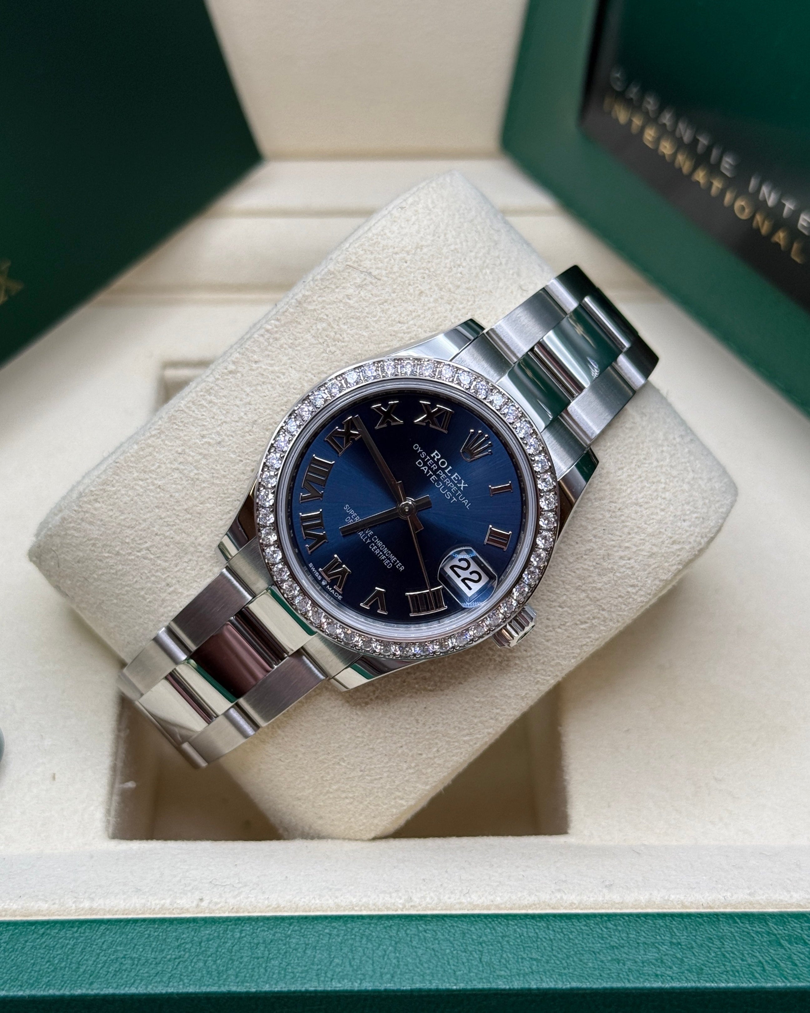 Datejust 31 Midnight Blue Roman Luxury Watch