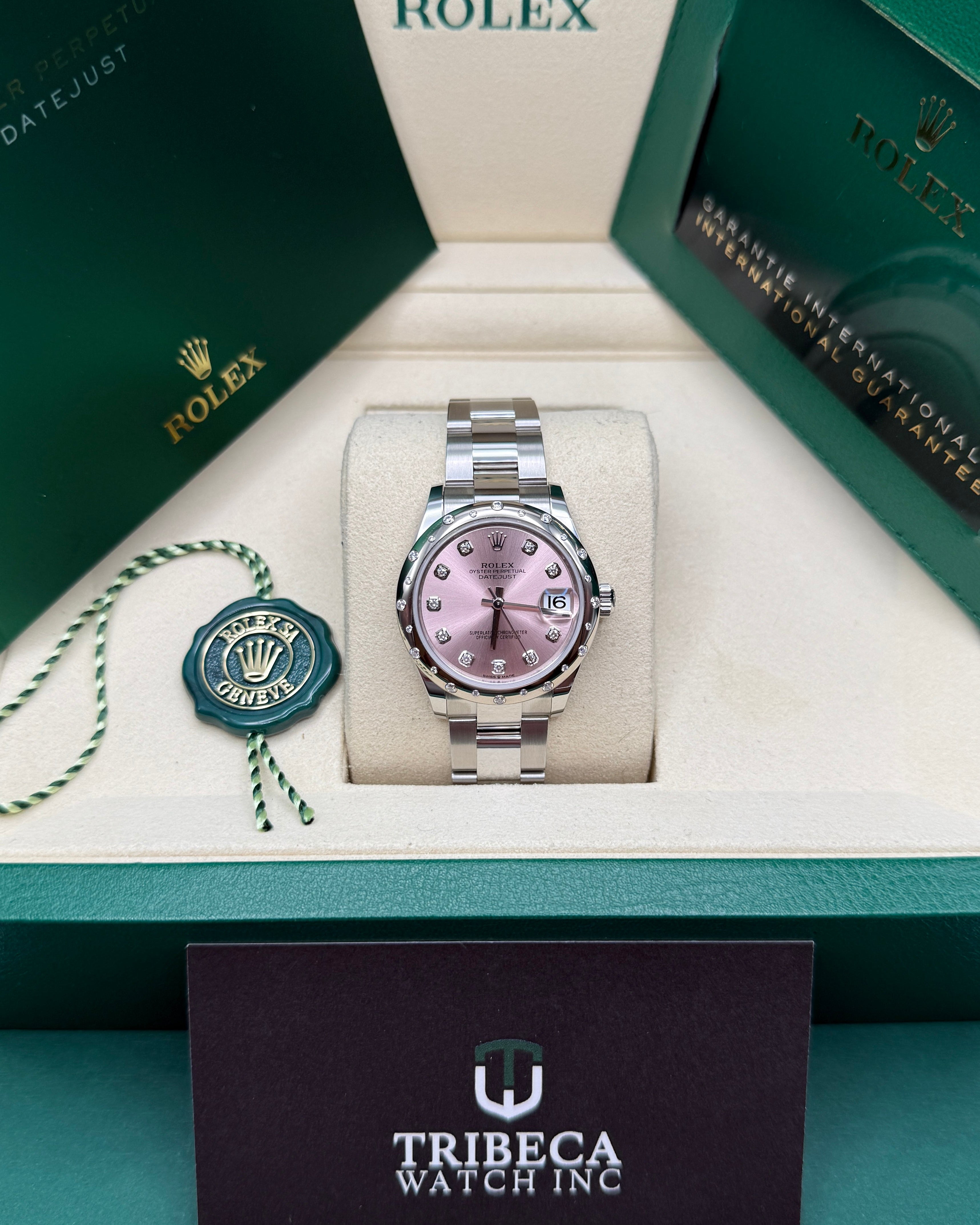 Datejust 31 Pink Diamond Luxury Watch