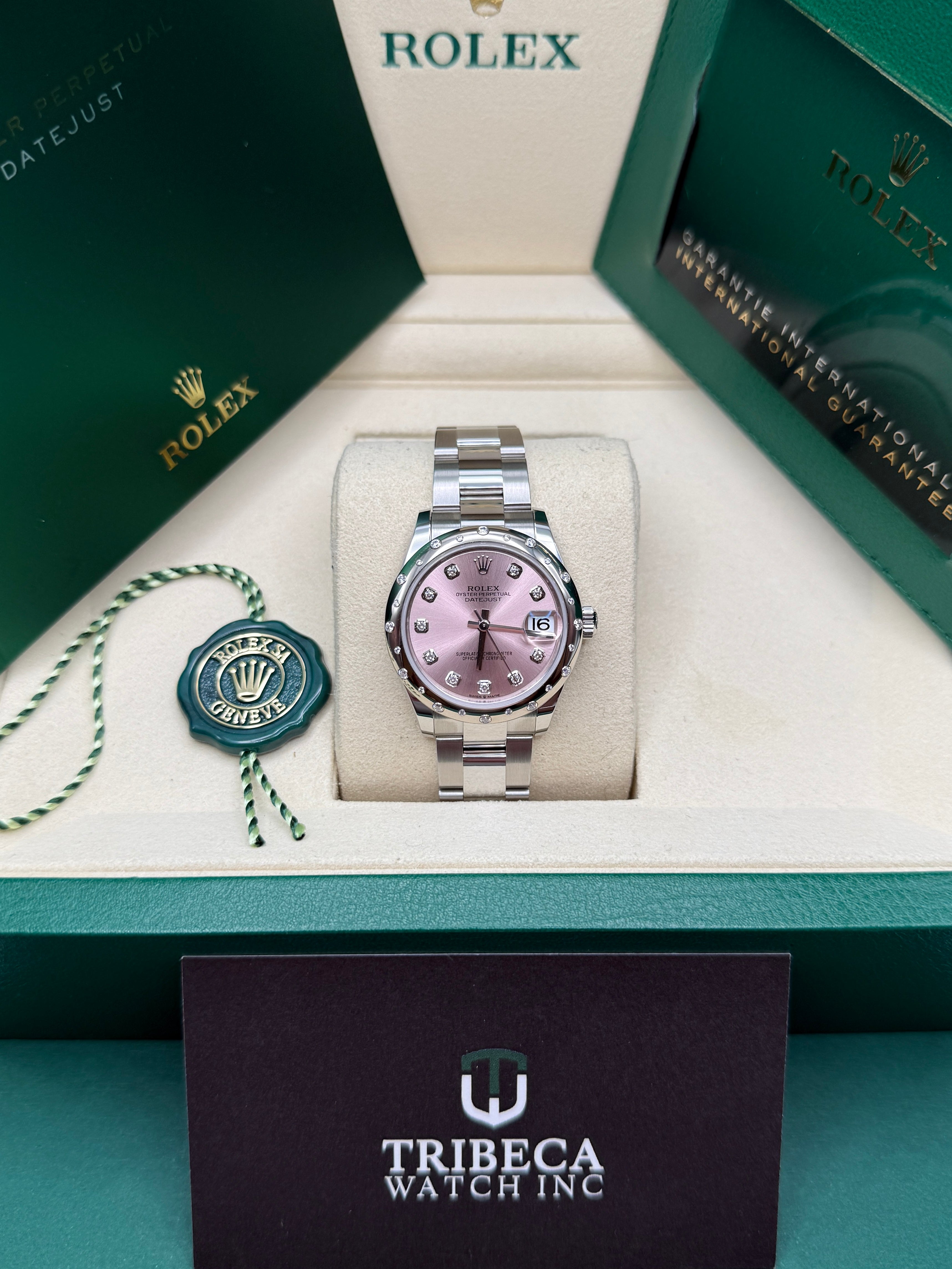 Datejust 31 Pink Diamond Luxury Watch