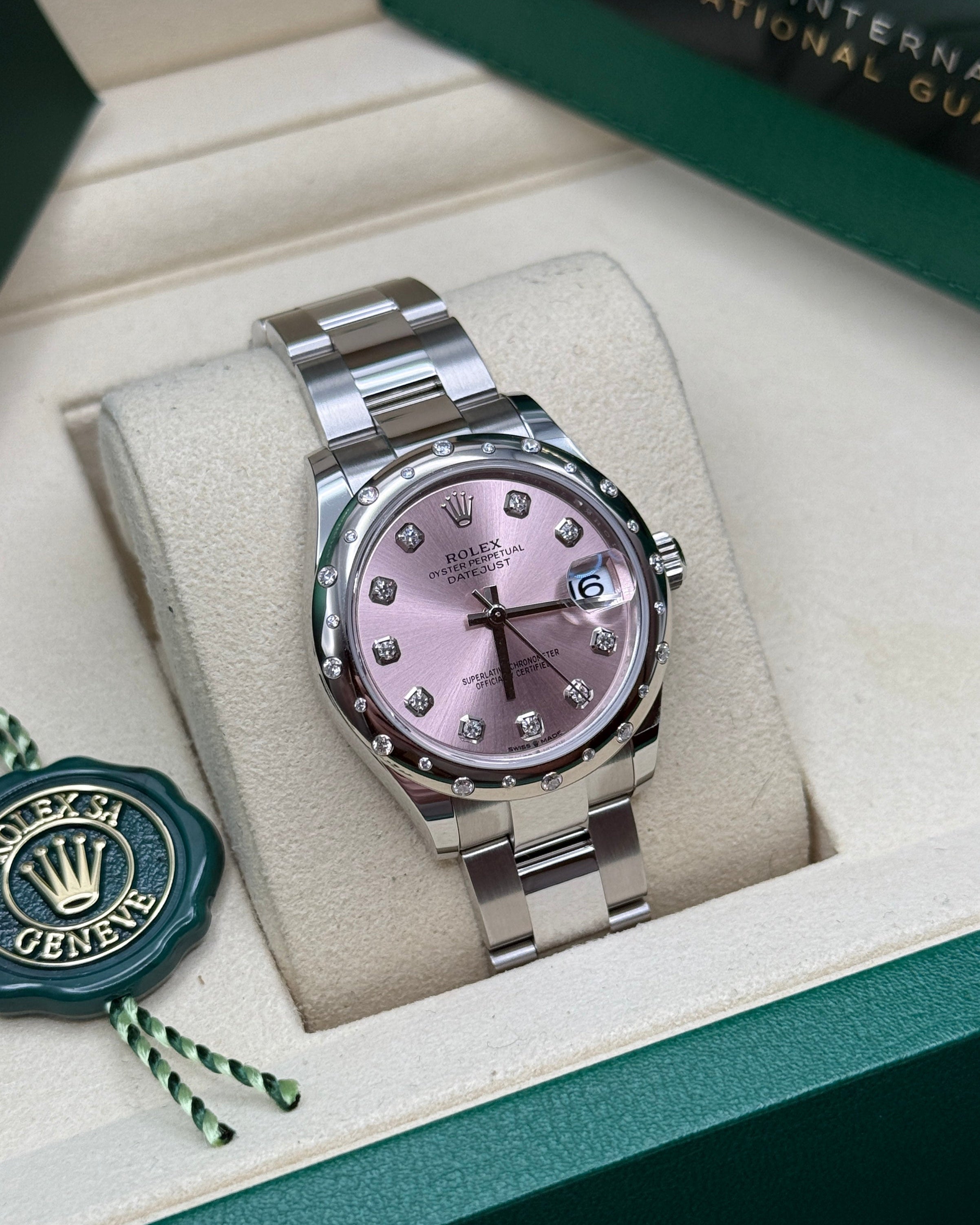 Datejust 31 Pink Diamond Luxury Watch