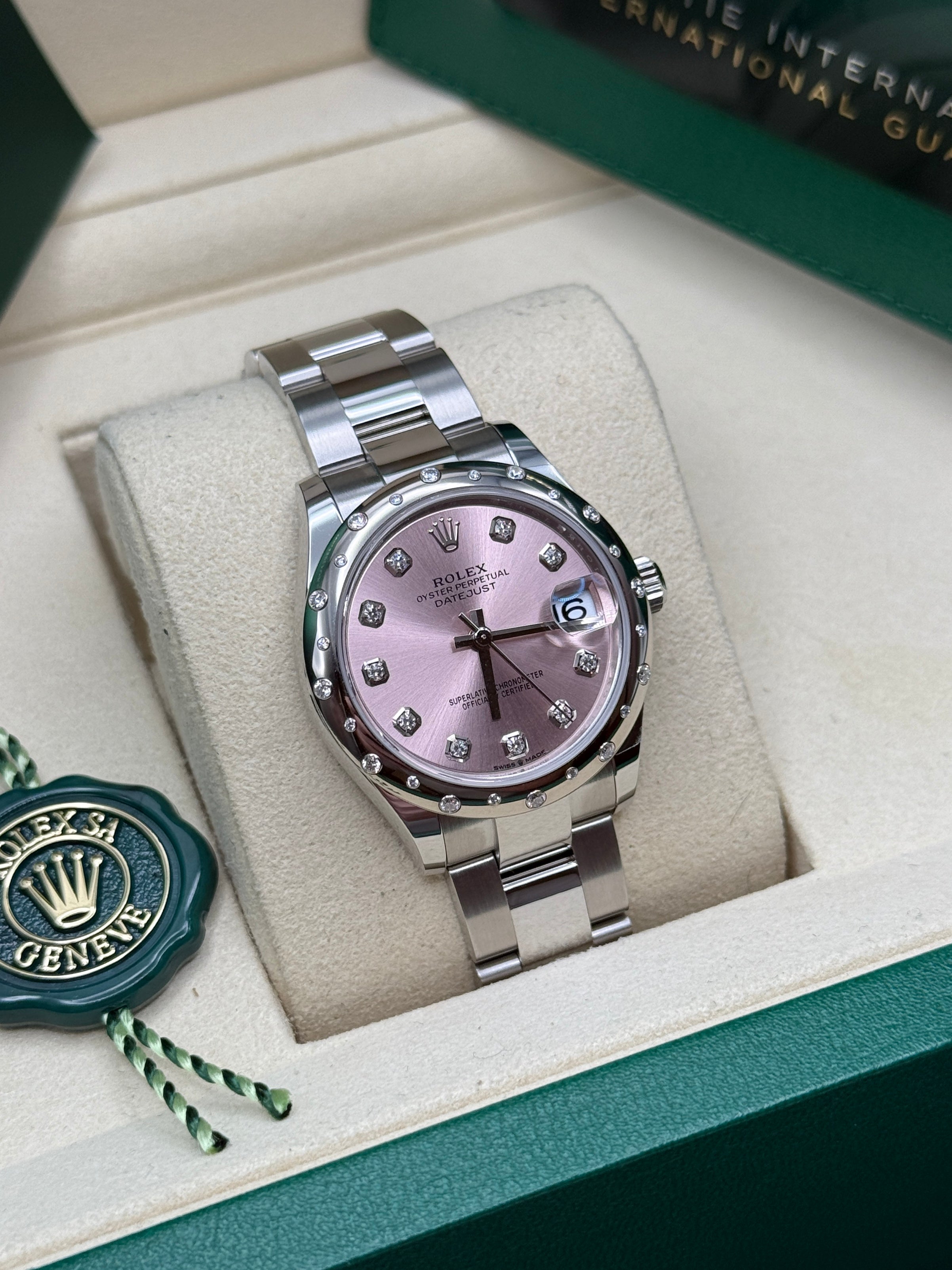 Datejust 31 Pink Diamond Luxury Watch