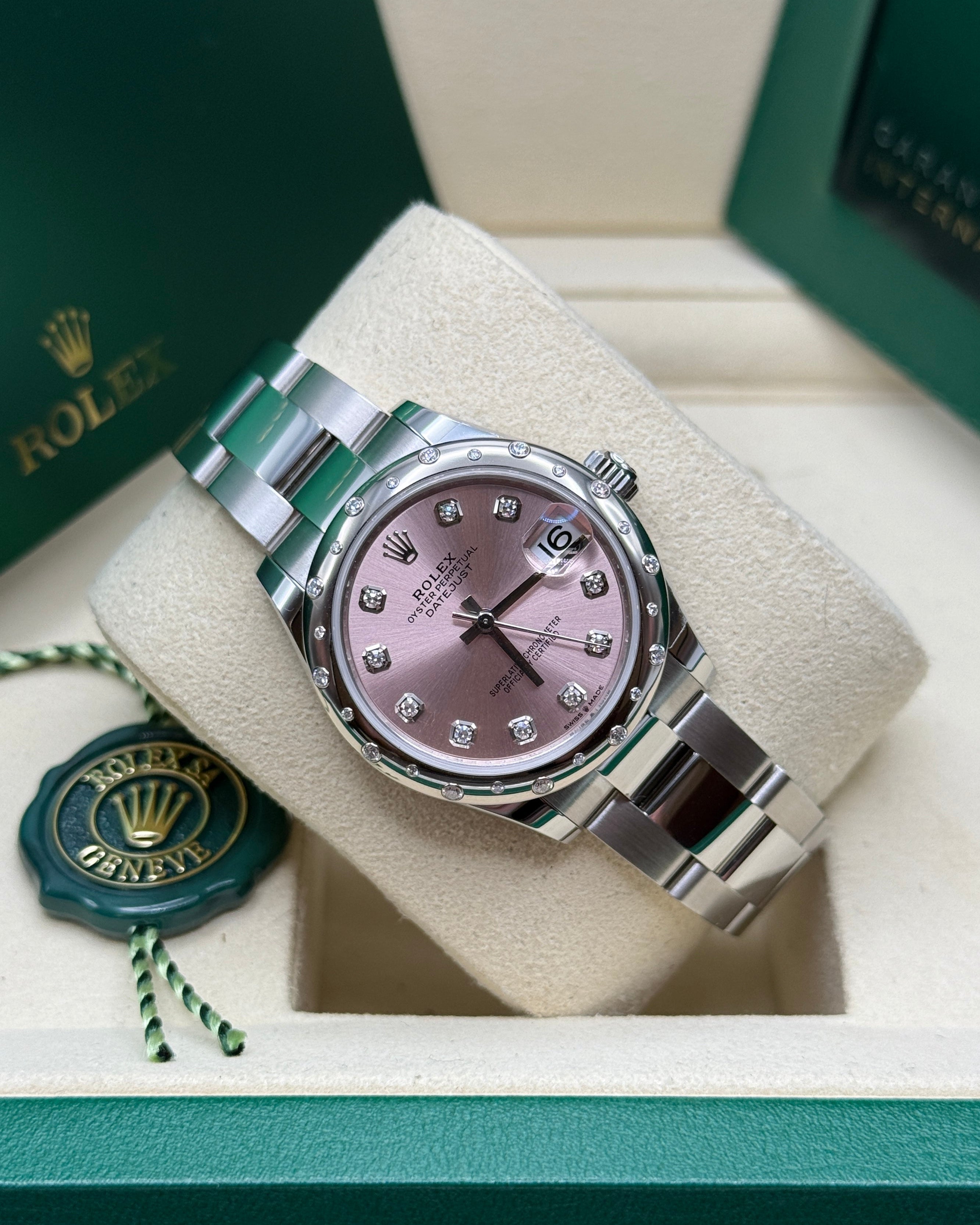 Datejust 31 Pink Diamond Luxury Watch