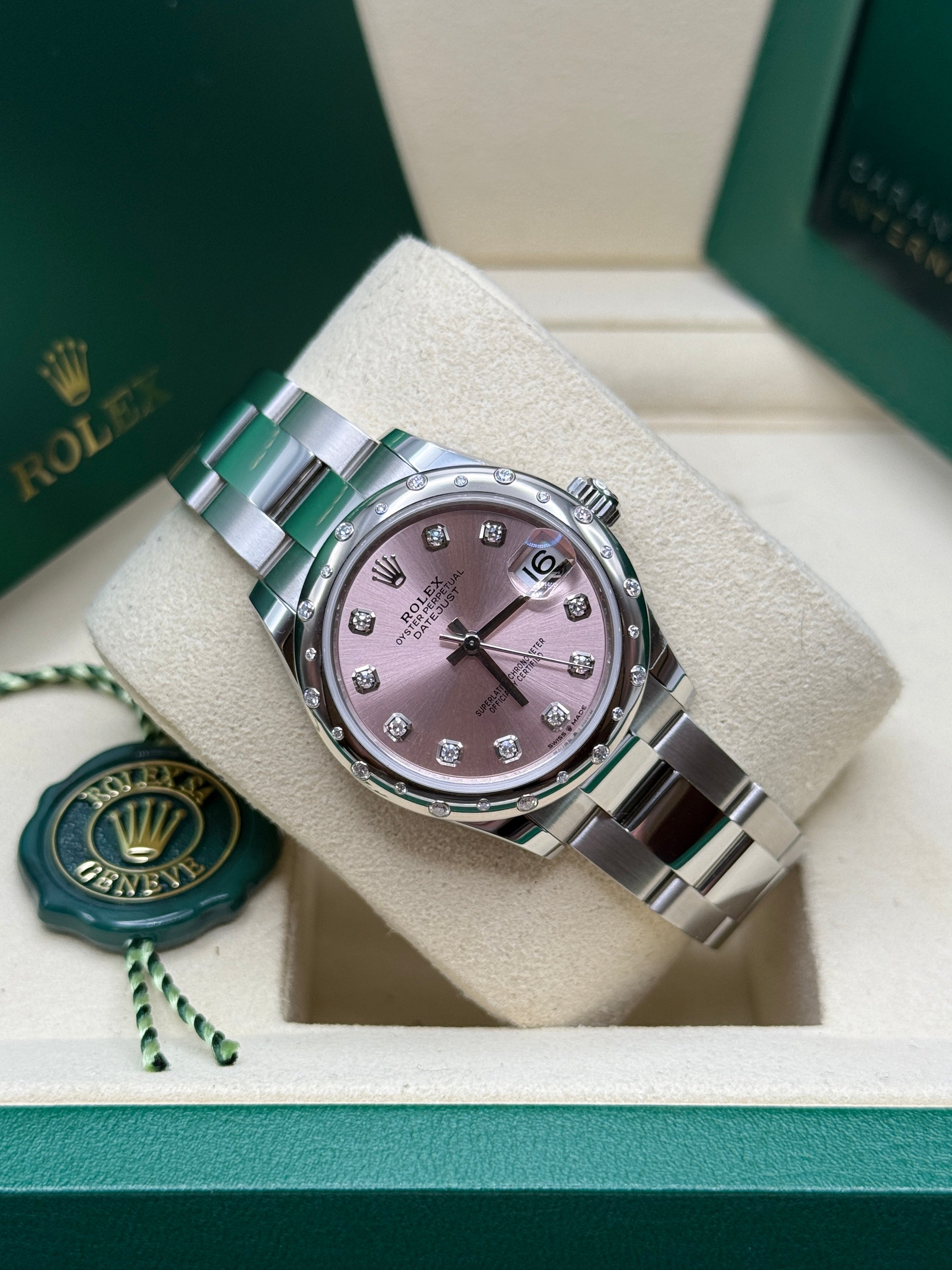 Datejust 31 Pink Diamond Luxury Watch