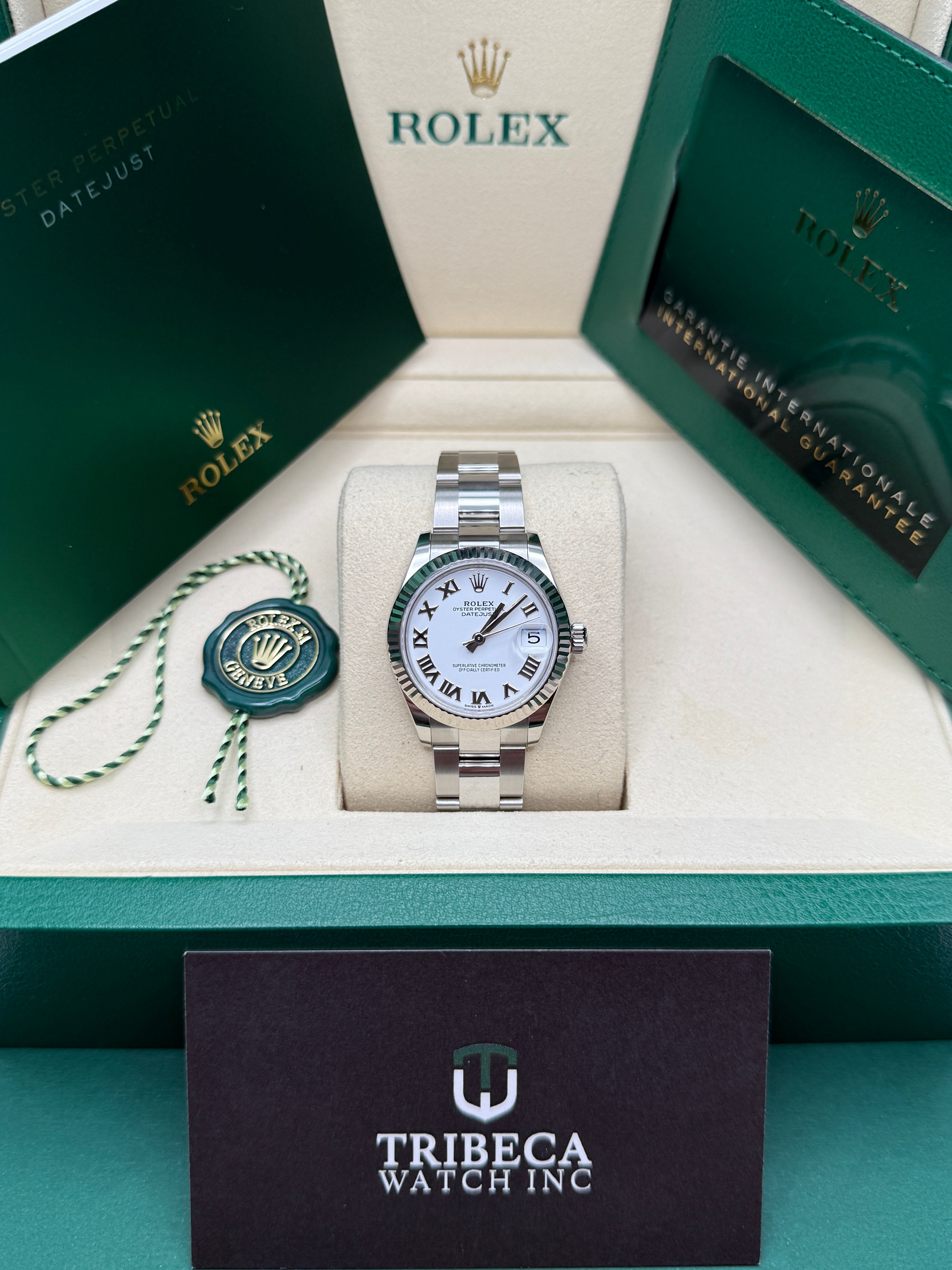 Datejust 31 White Roman Luxury Watch