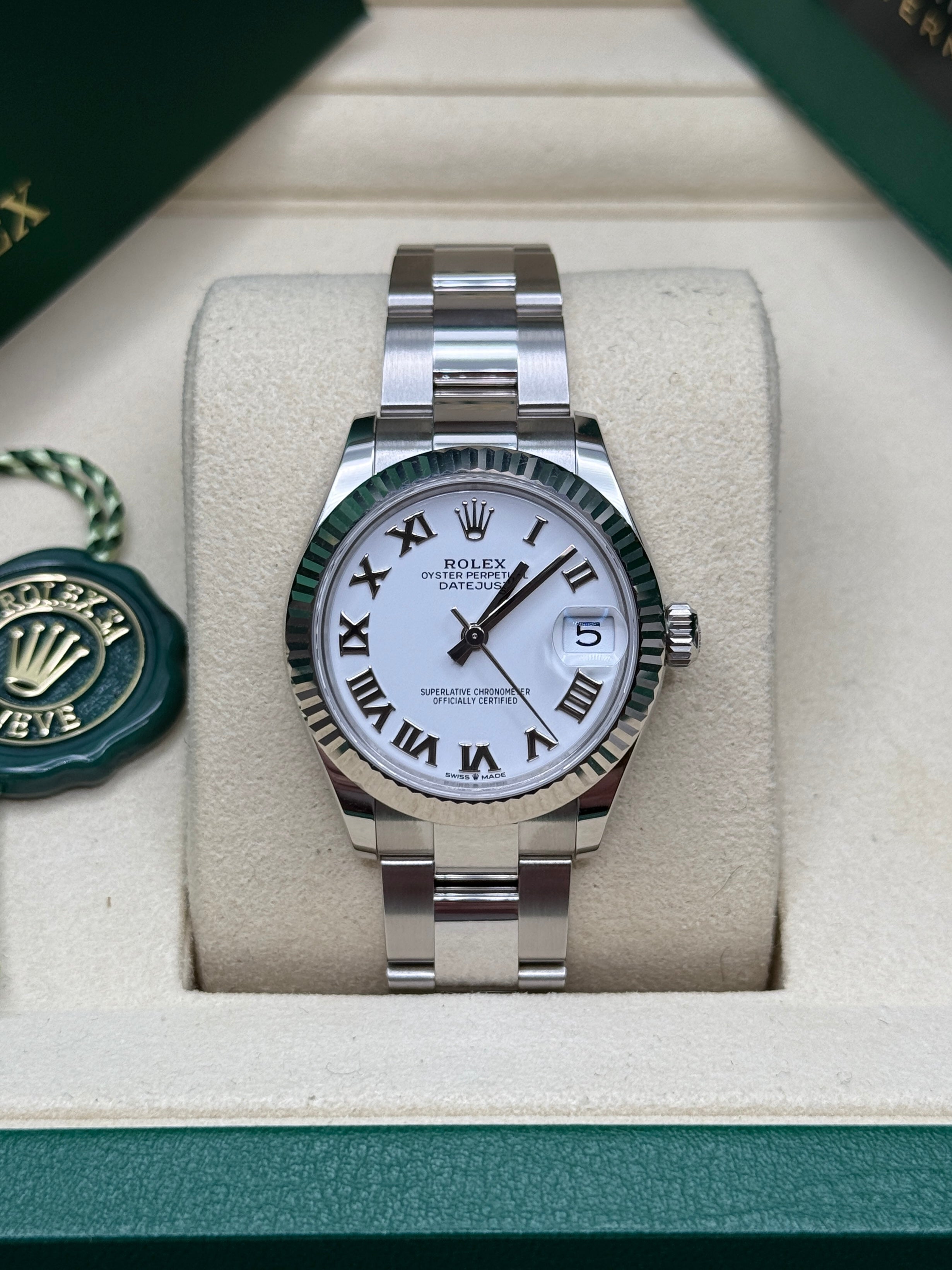 Datejust 31 White Roman Luxury Watch