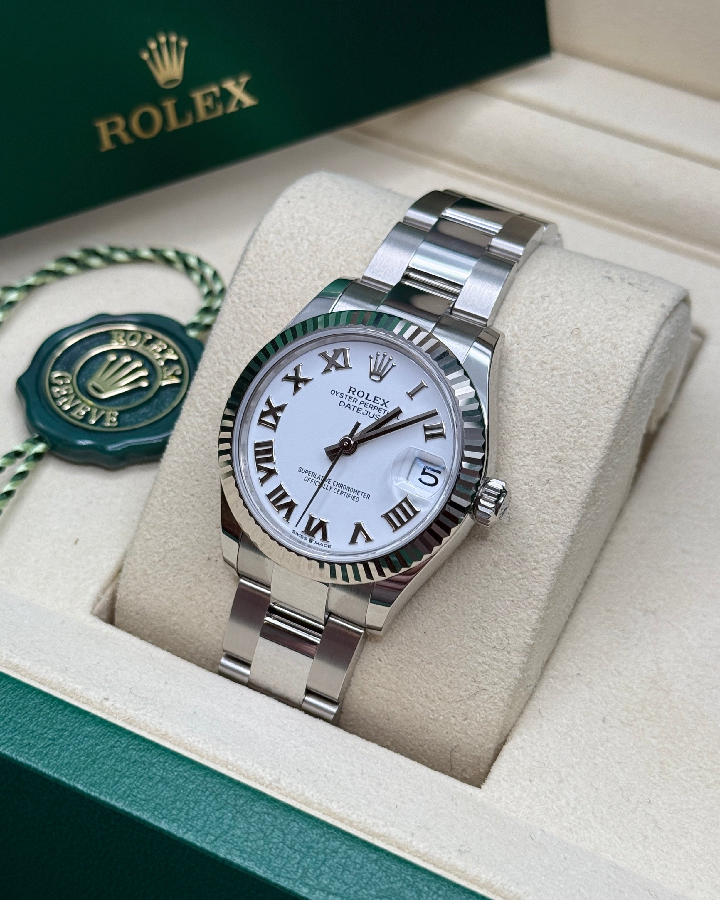 Datejust 31 White Roman Luxury Watch
