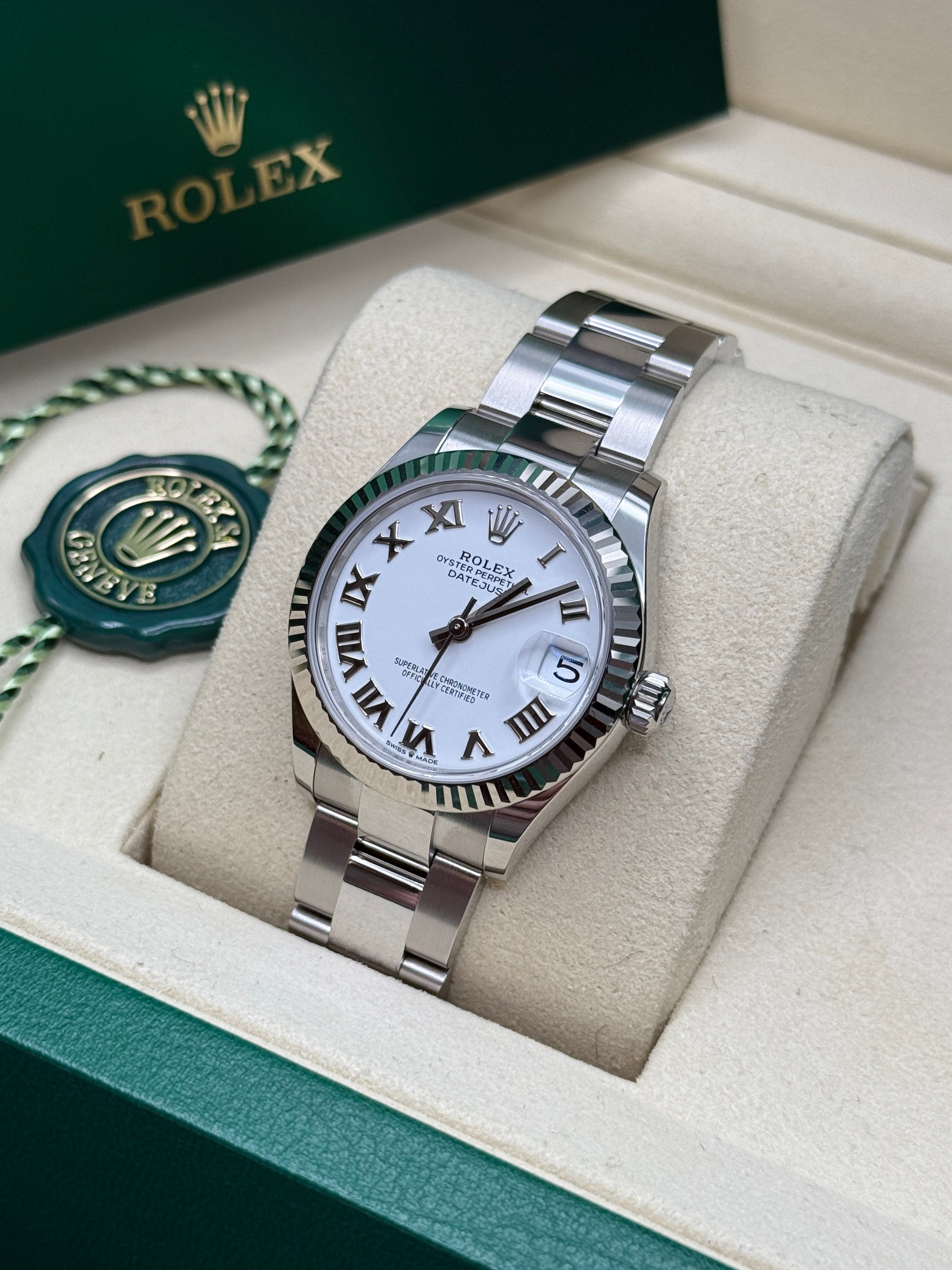 Datejust 31 White Roman Luxury Watch