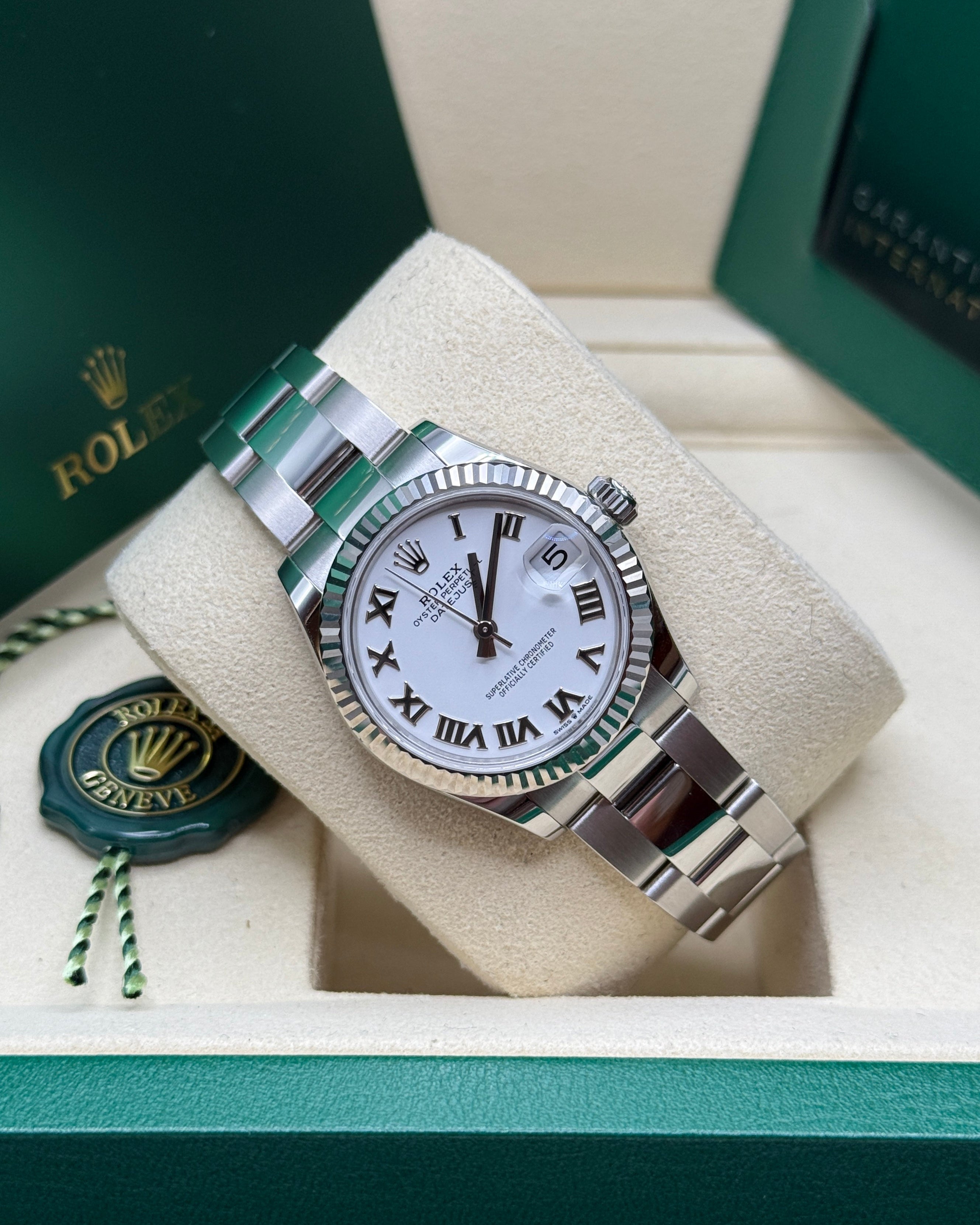 Datejust 31 White Roman Luxury Watch
